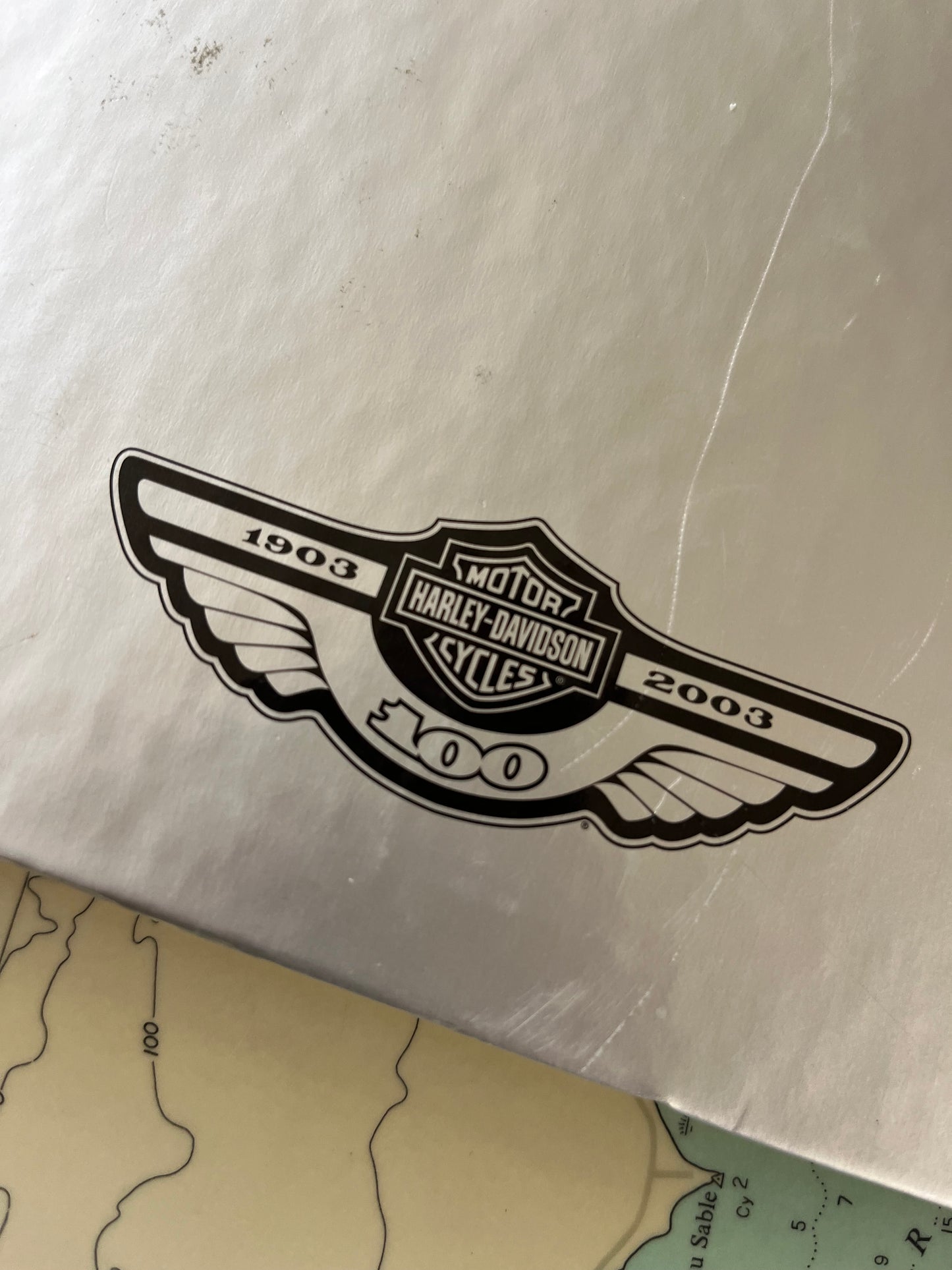 Vintage 2003 100 Years of Harley Davidson Retrospective Book & DVD