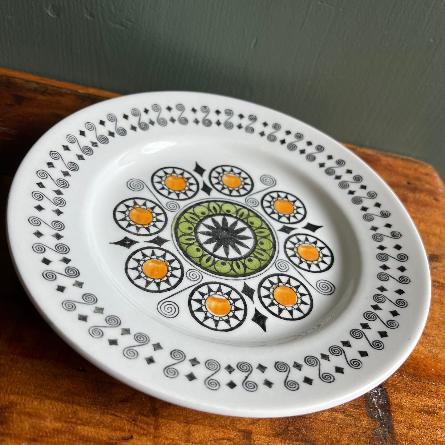 Vintage Kathie Winkle Ironstone Renaissance Side Plate