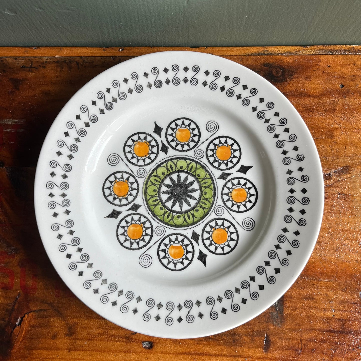 Vintage Kathie Winkle Ironstone Renaissance Side Plate