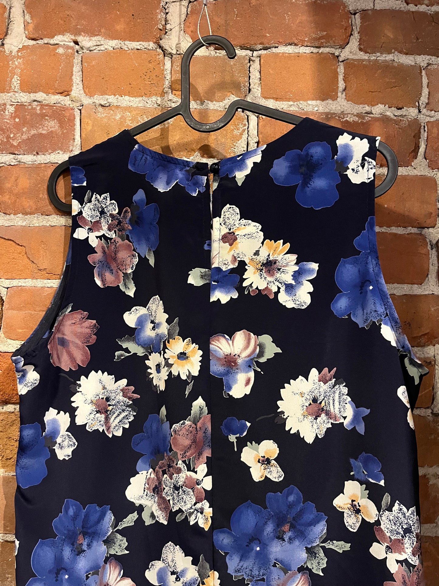 Vintage 90s Explosive Worldwide Dark Floral Dress
