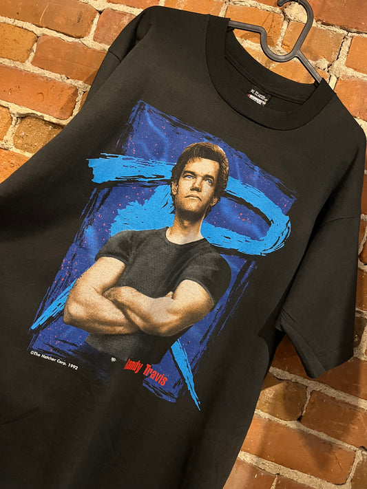 Vintage 1992 Randy Travis Screen Stars Tee Shirt