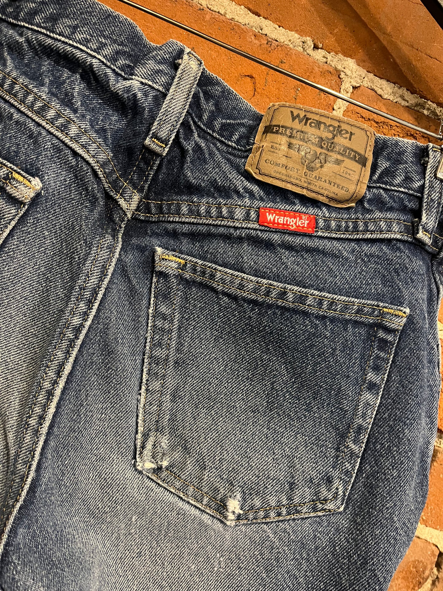 Vintage Wrangler Cut Off / Distressed Jean Shorts