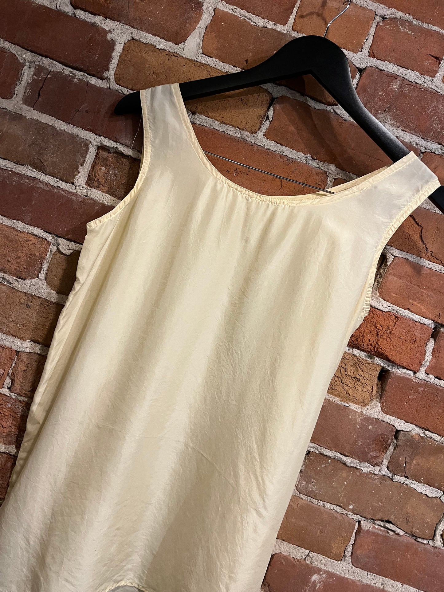 Vintage Butter Yellow Silk Camisol