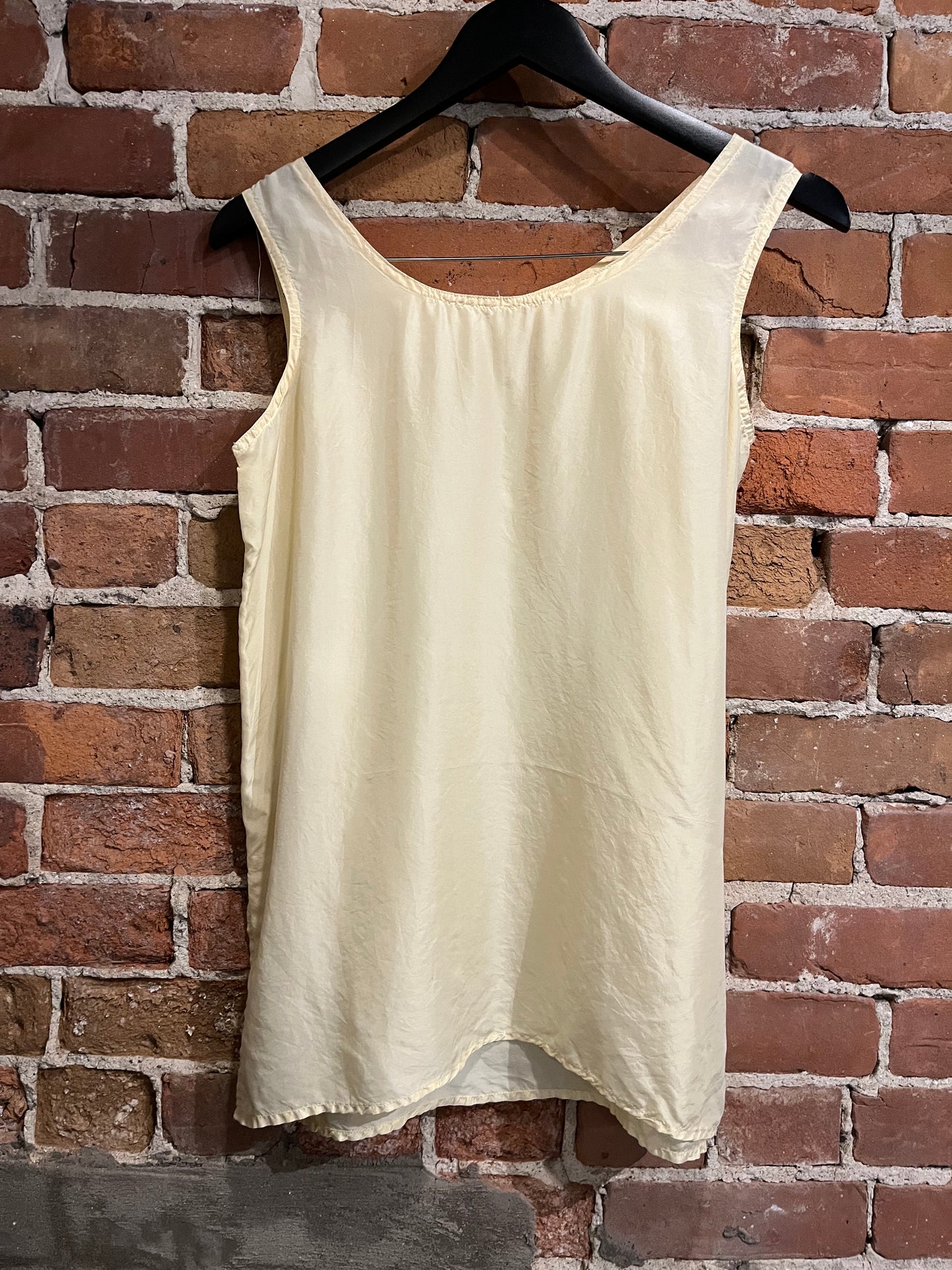 Vintage Butter Yellow Silk Camisol