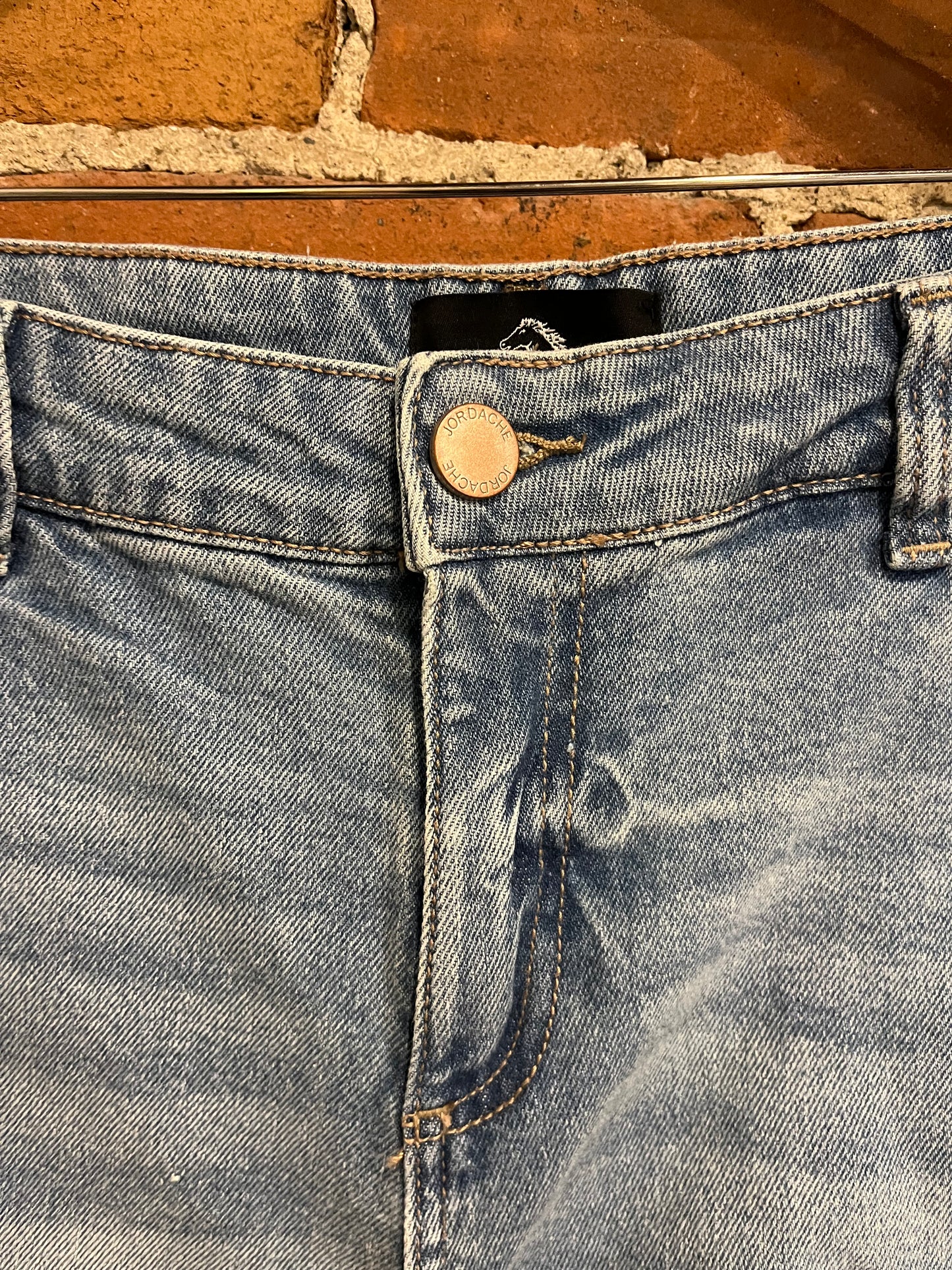 Distressed Jordache Cut Off Jean Shorts 6