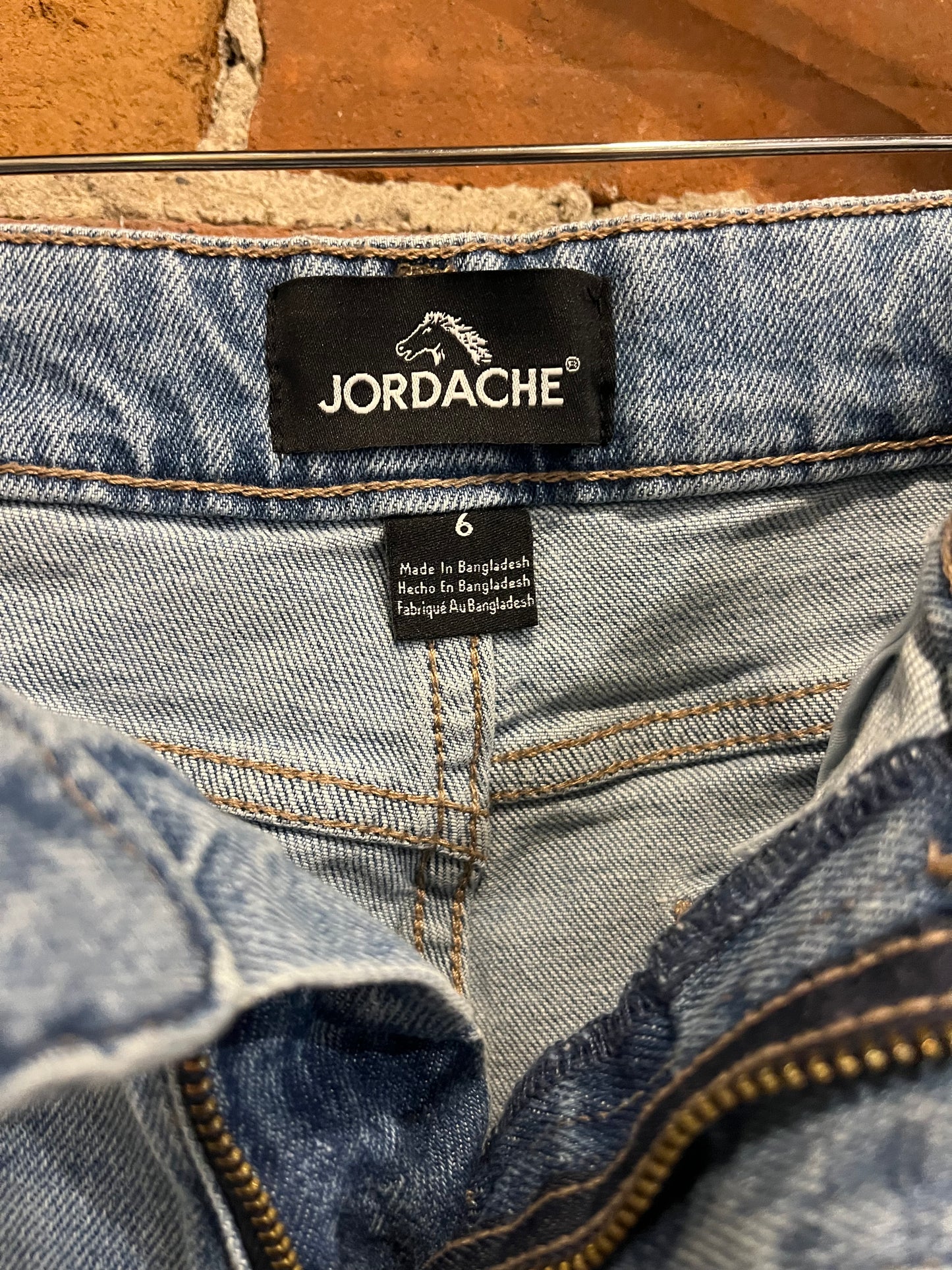 Distressed Jordache Cut Off Jean Shorts 6