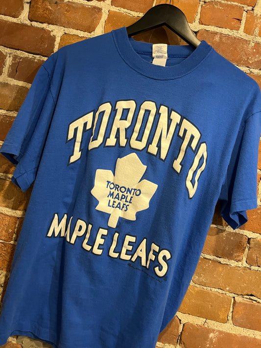 Vintage 1993 Toronto Maple Leafs Graphic Tee Shirt
