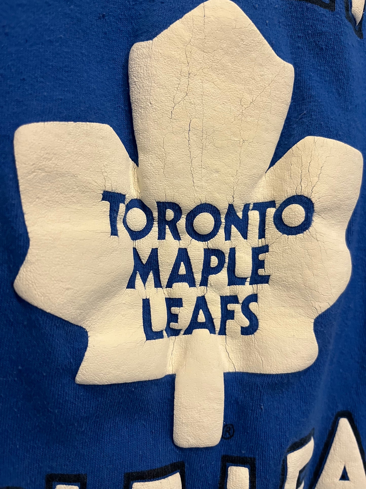 Vintage 1993 Toronto Maple Leafs Graphic Tee Shirt