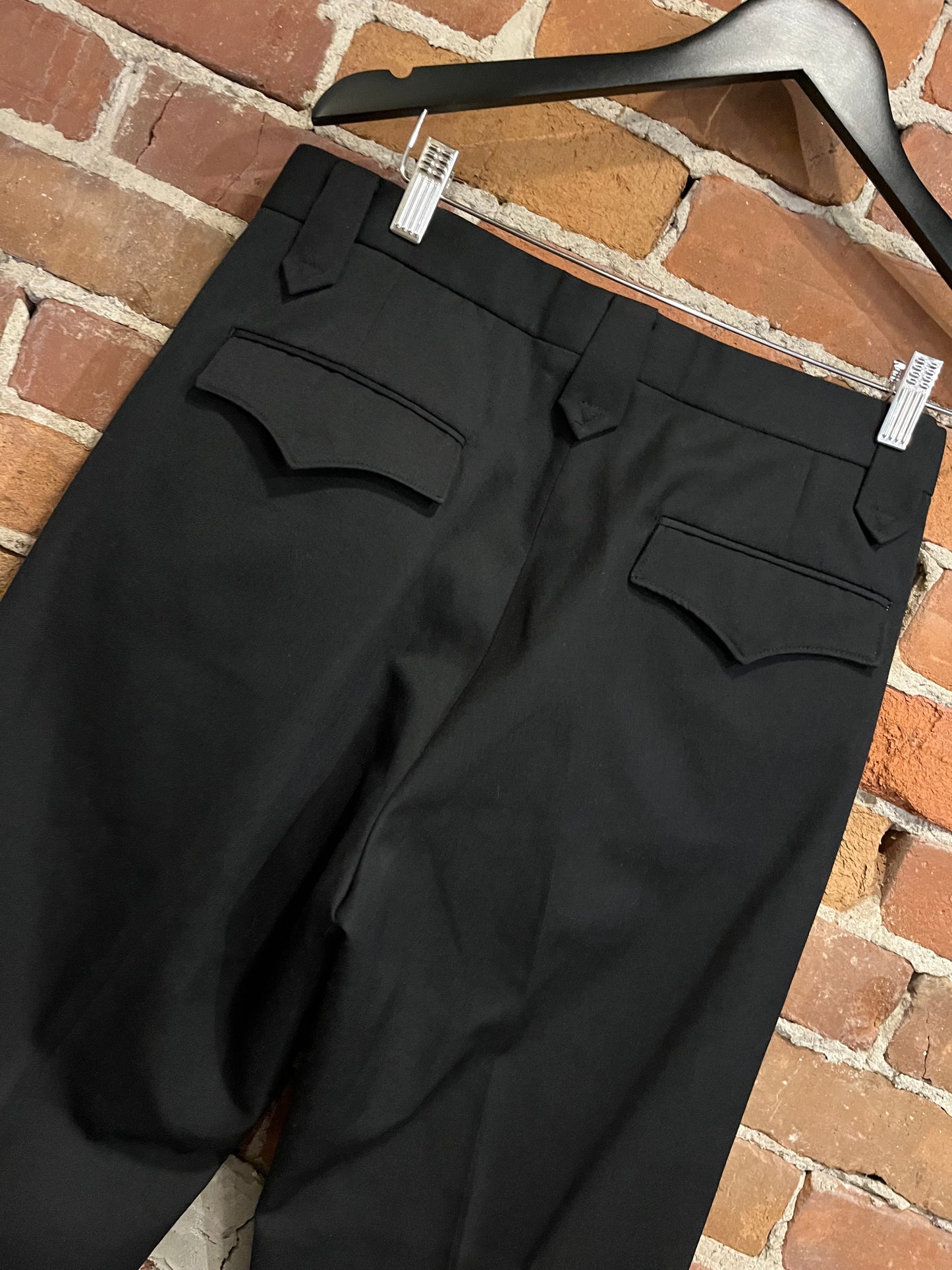 Vintage Circle S Black Tuxedo Pants