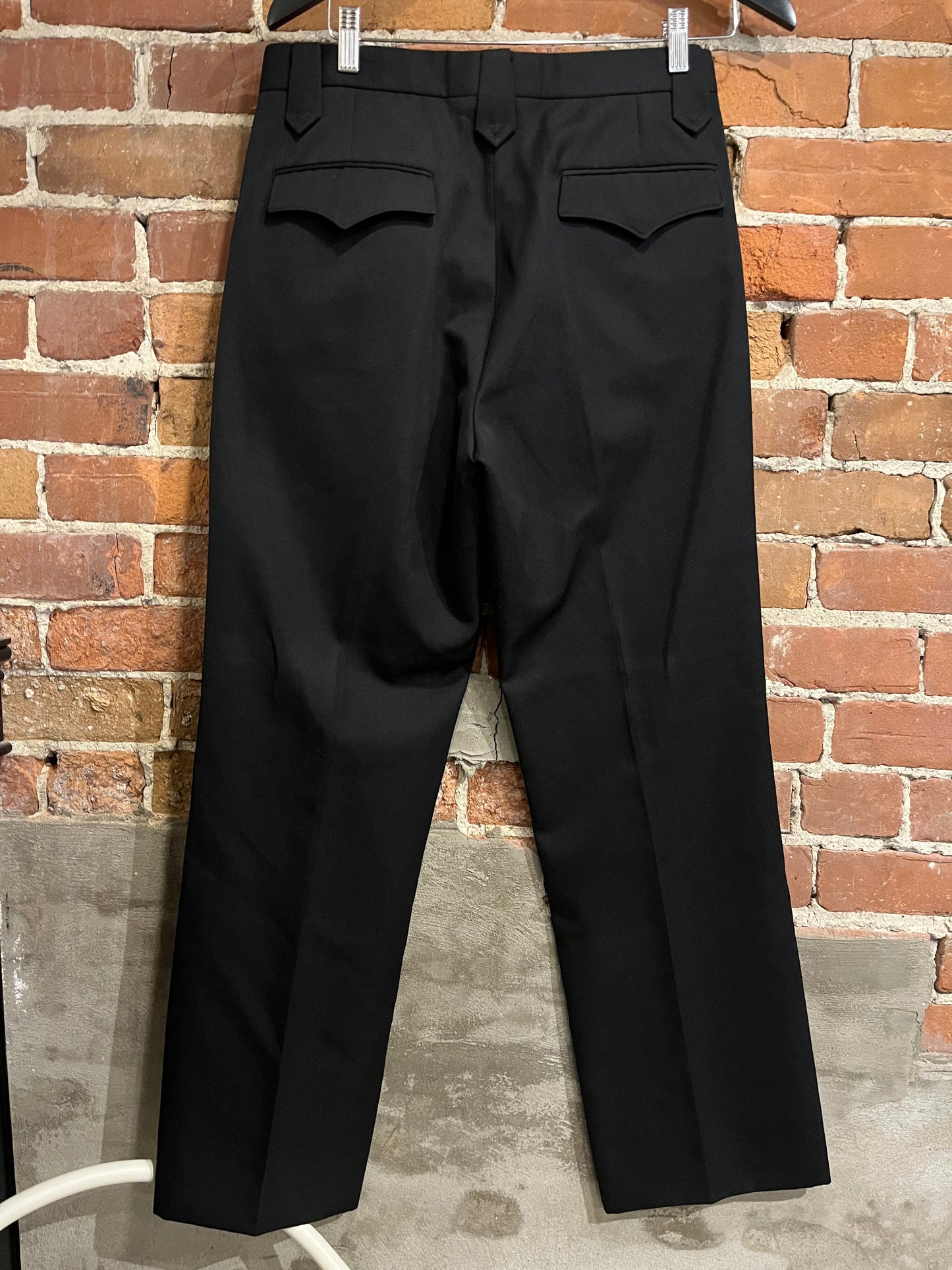 Vintage Circle S Black Tuxedo Pants