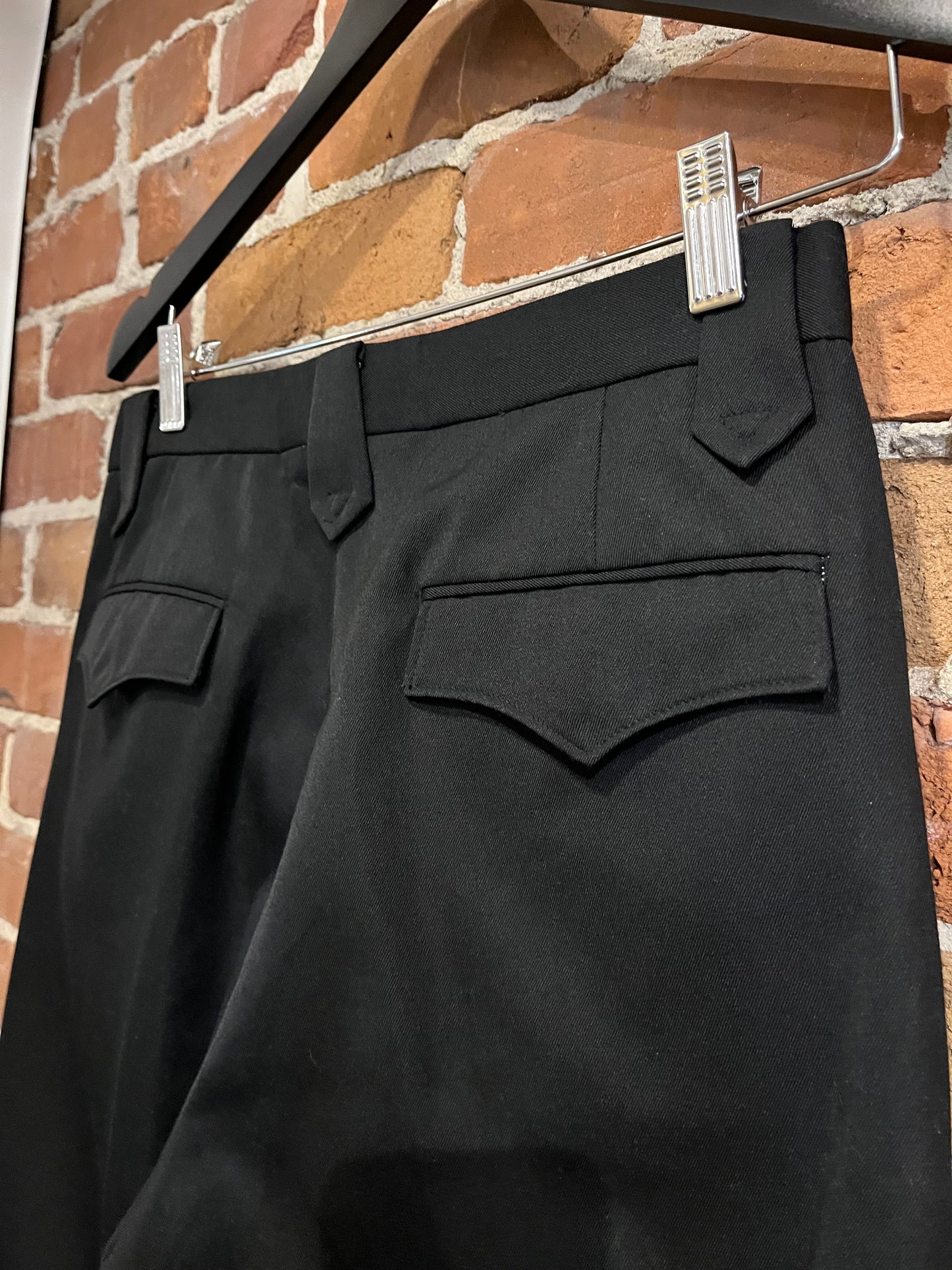 Vintage Circle S Black Tuxedo Pants