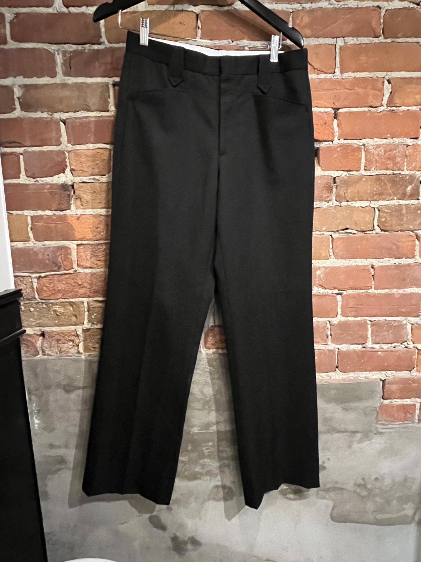 Vintage Circle S Black Tuxedo Pants