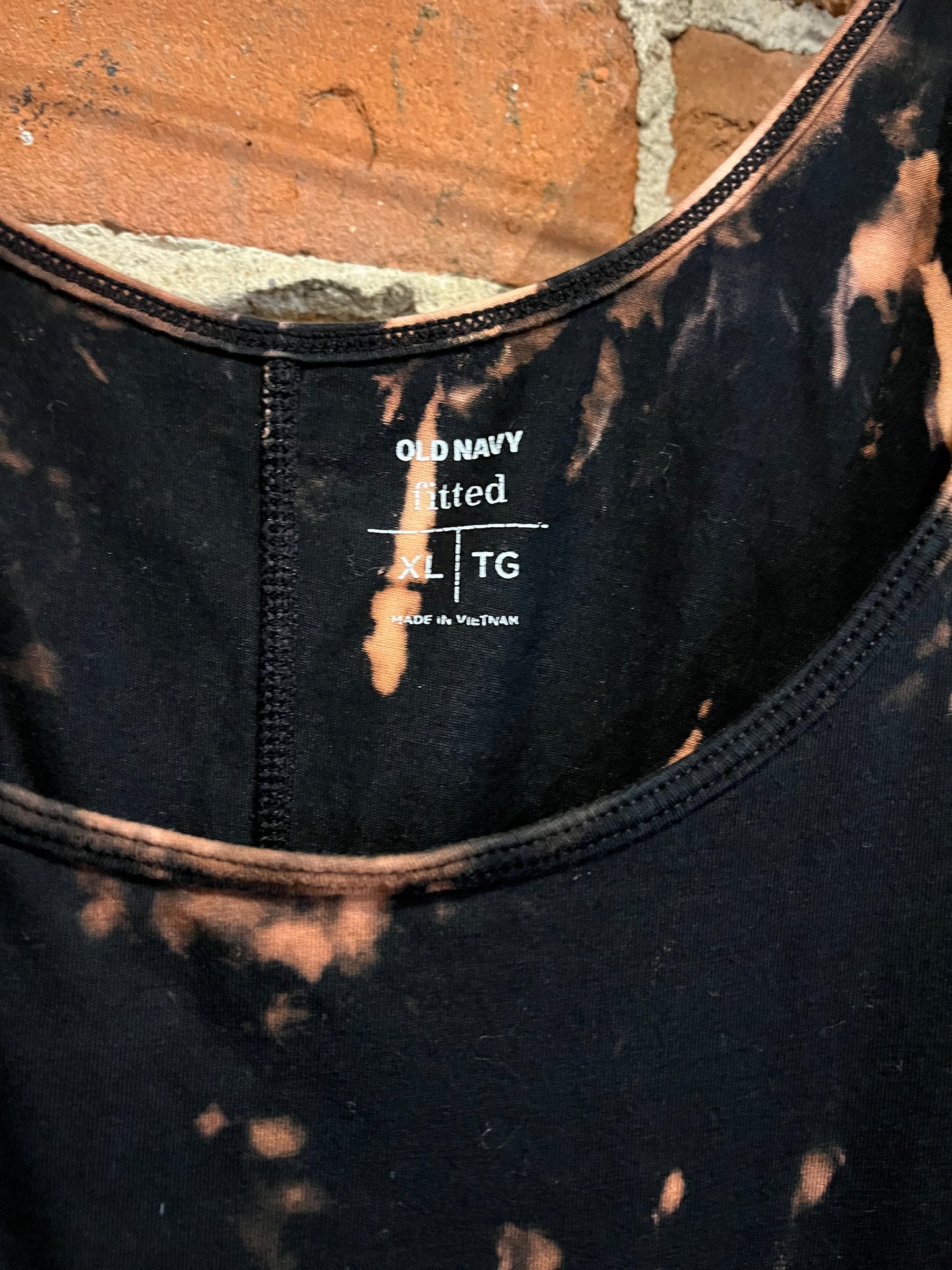 Old Navy Bleach Tie Dye Tank Top