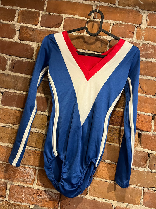 Vintage Red White and Blue Bodysuit