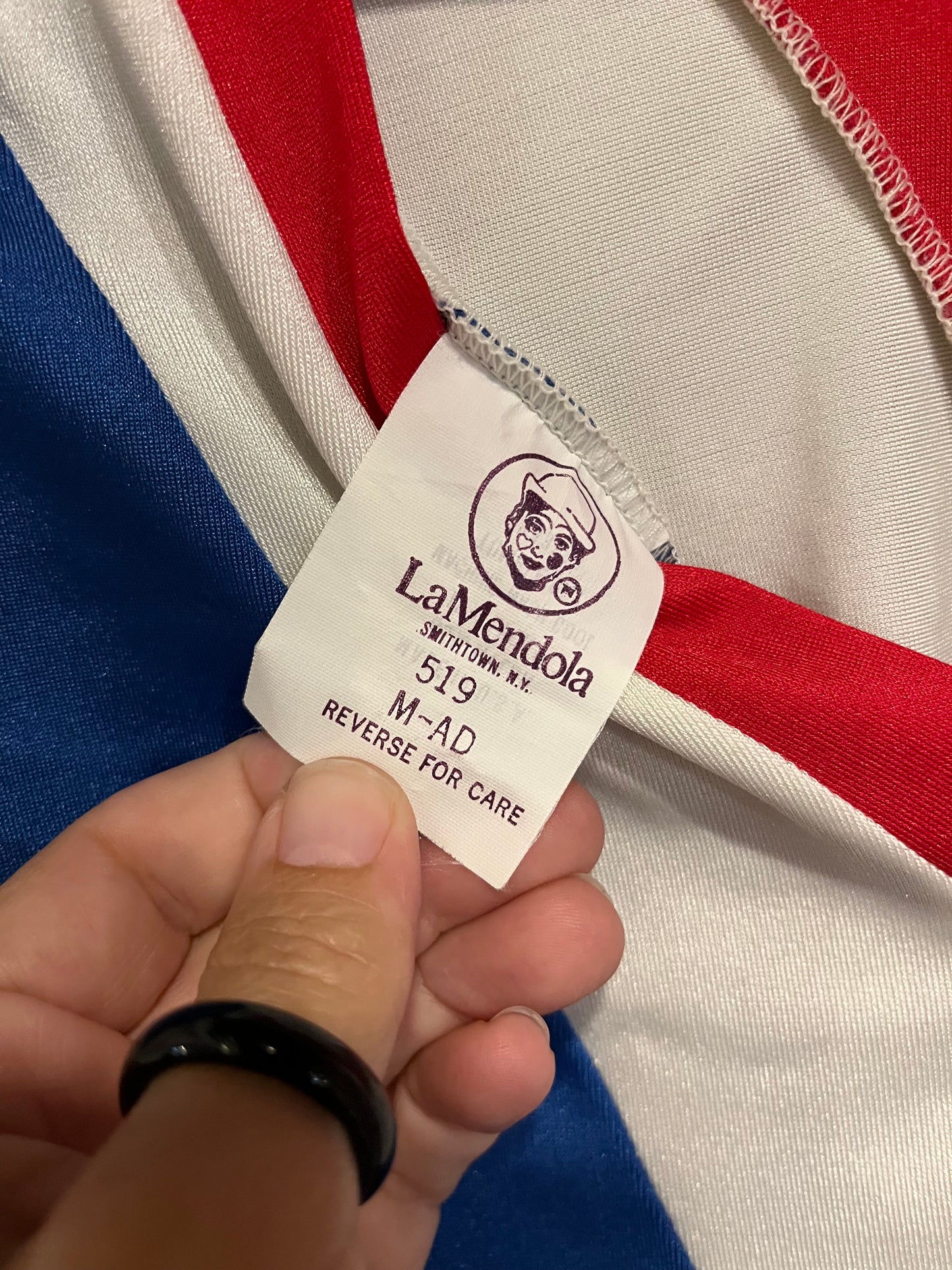 Vintage Red White and Blue Bodysuit