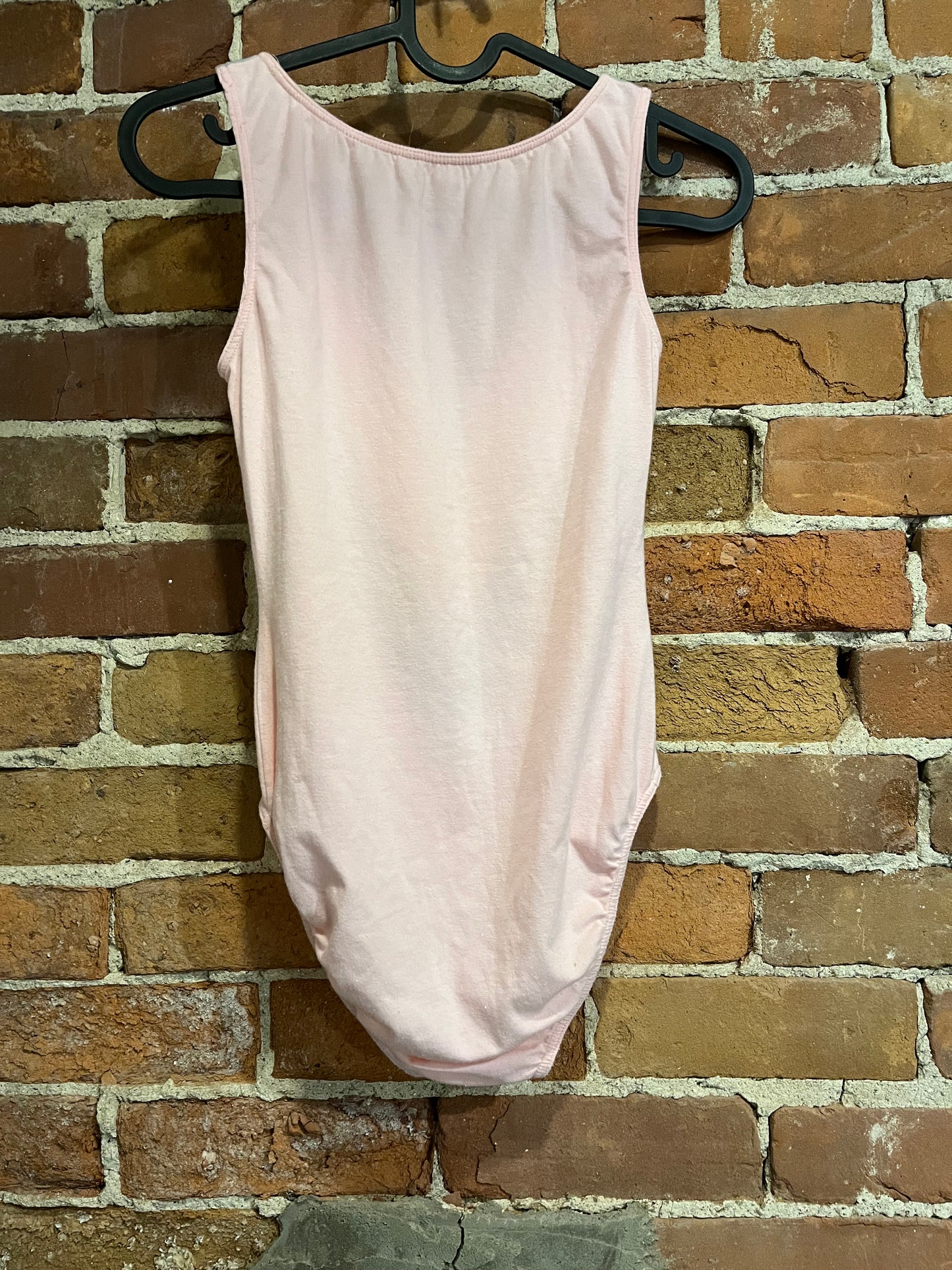 Vintage Figures Pink and Grey Chevron Bodysuit