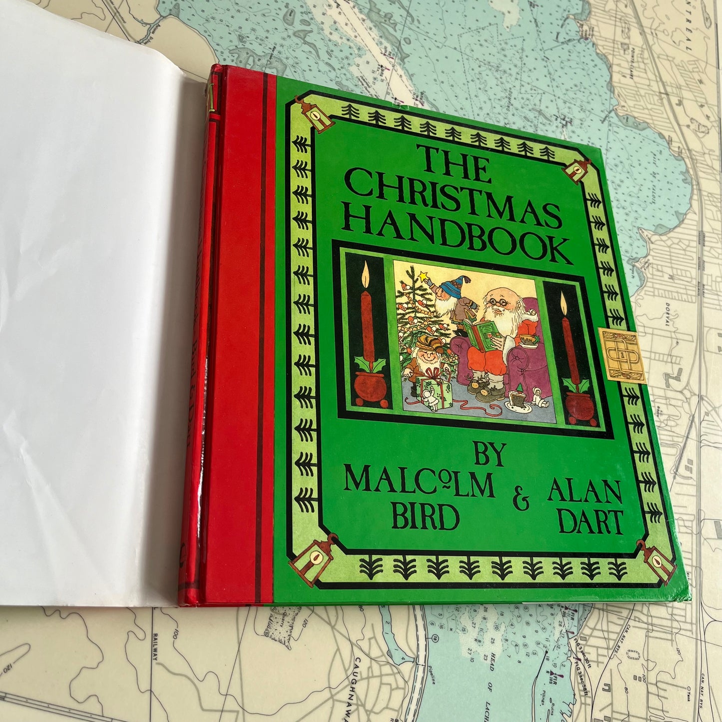 Vintage 1987 The Christmas Handbook by Malcolm Bird & Alan Dart