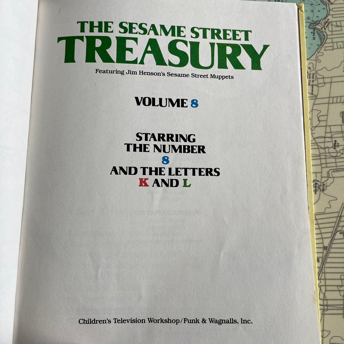 Vintage 1983 Sesame Street Treasury Volume 8