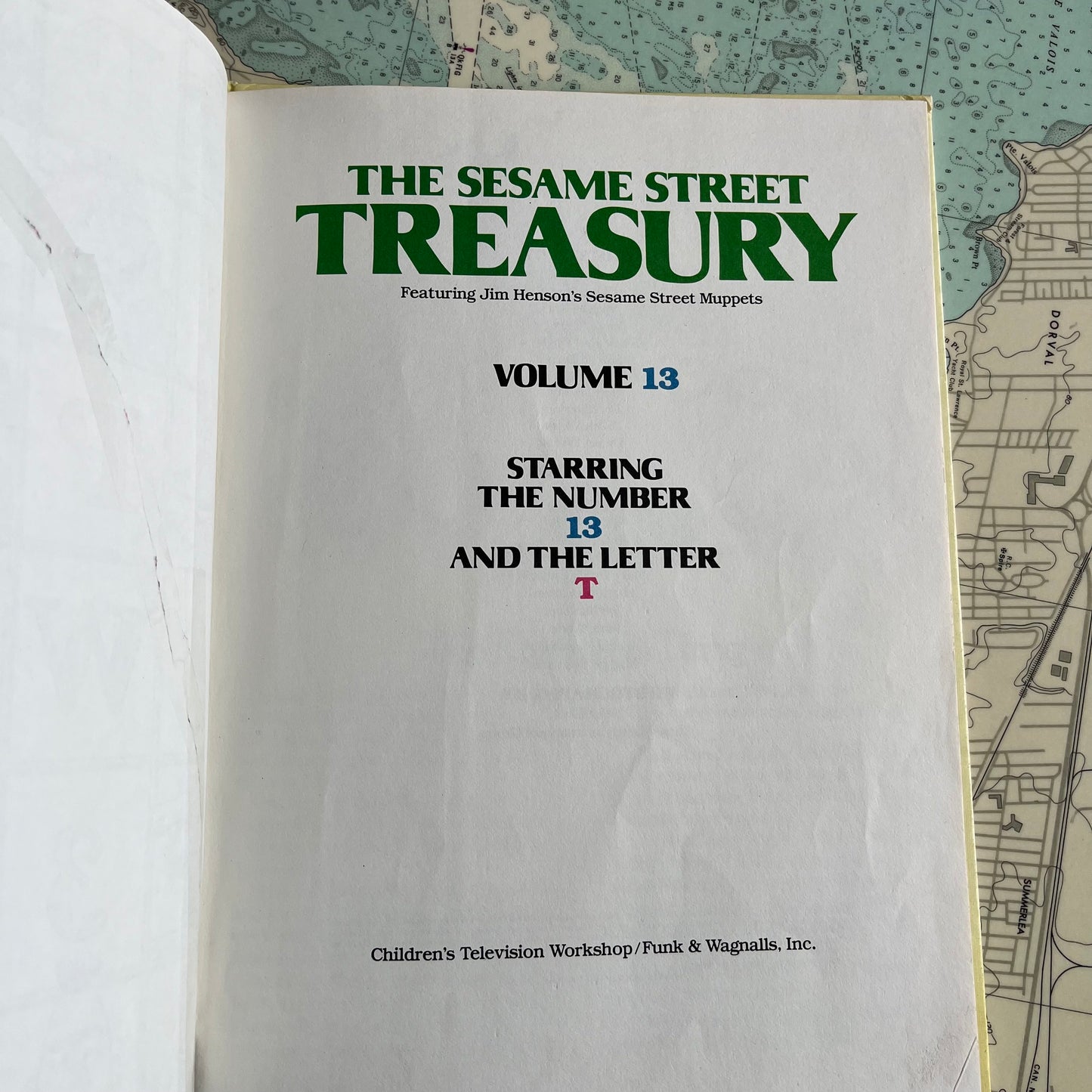Vintage 1983 Sesame Street Treasury Volume 13