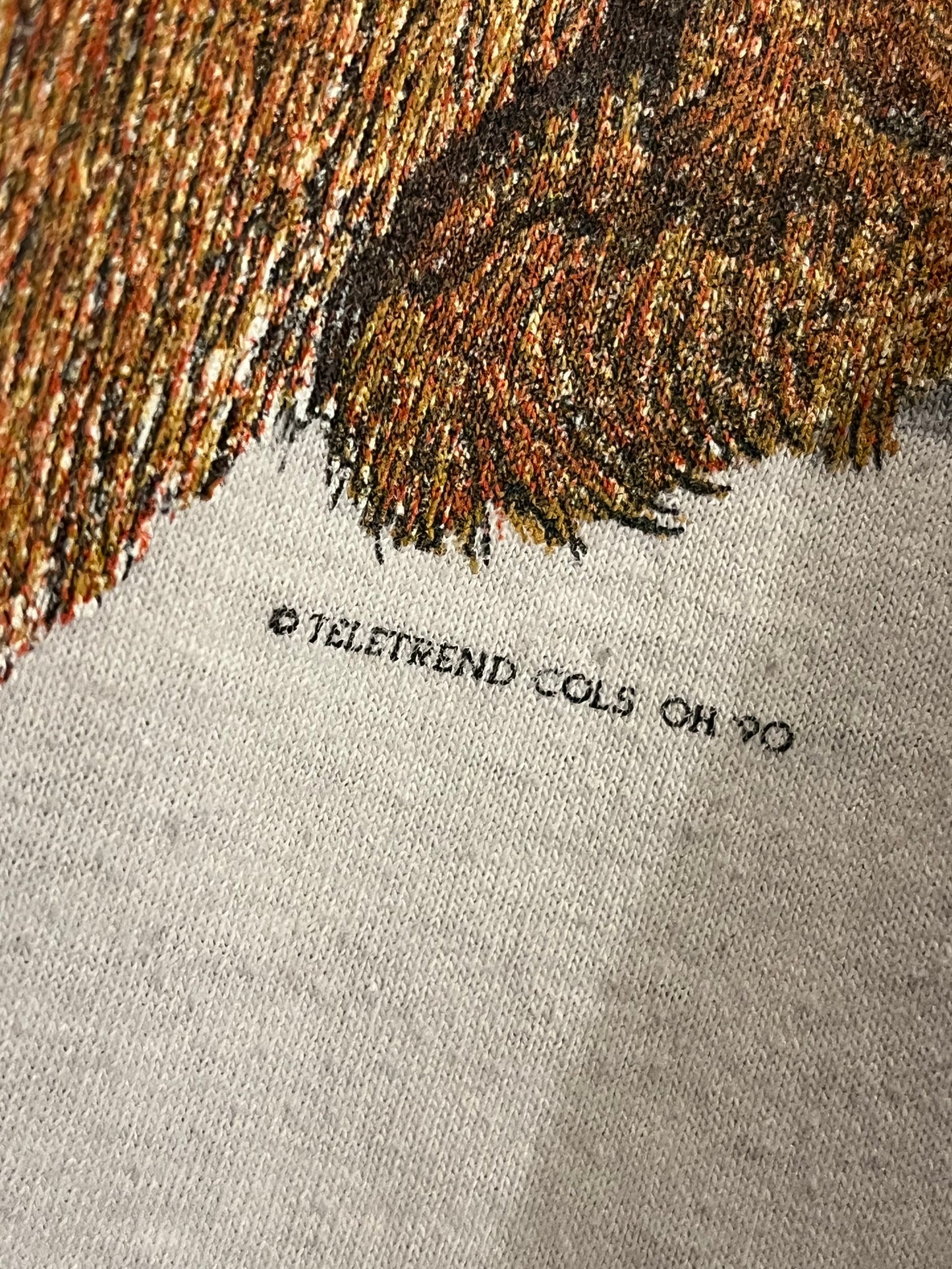 Vintage 1990 Soft Coated Wheaten Terrier Graphic Tie Dye Tee