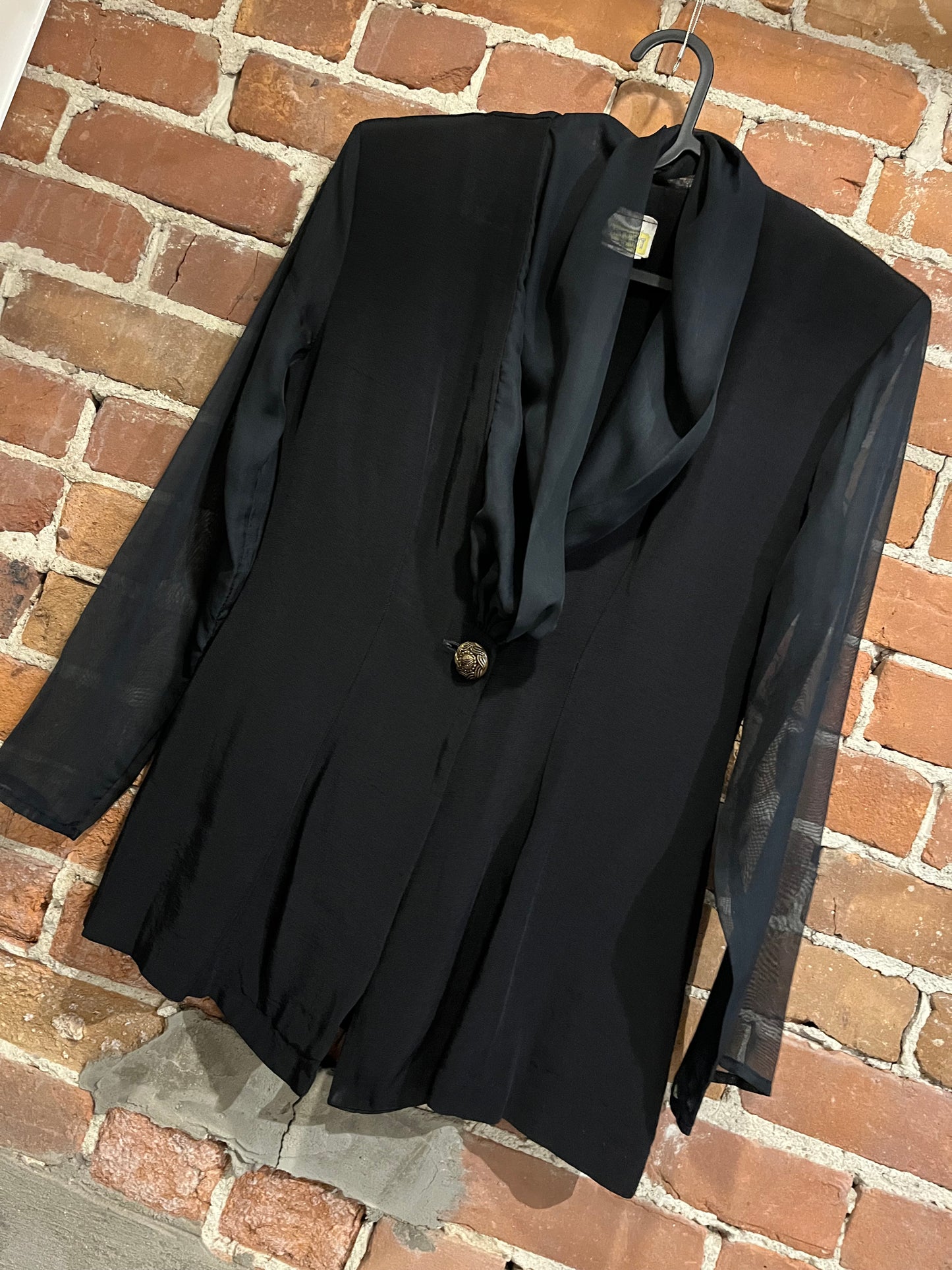 Vintage Last Exit USA Sheer Sleeve Blazer