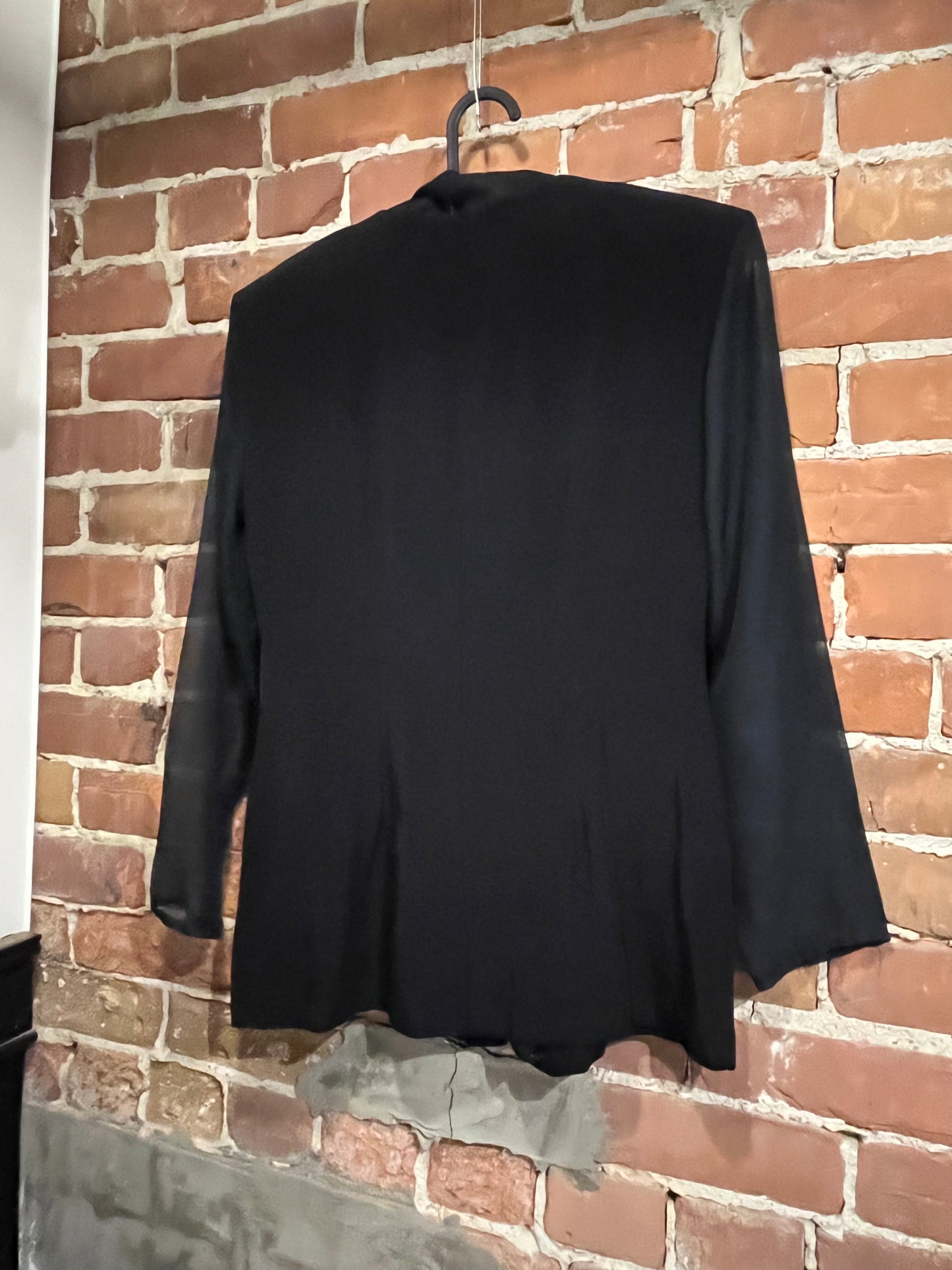 Vintage Last Exit USA Sheer Sleeve Blazer