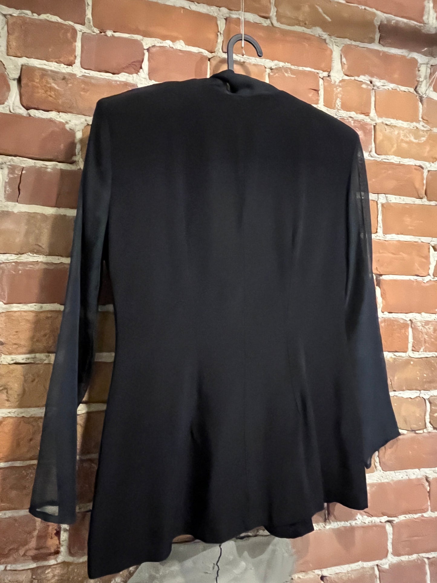 Vintage Last Exit USA Sheer Sleeve Blazer