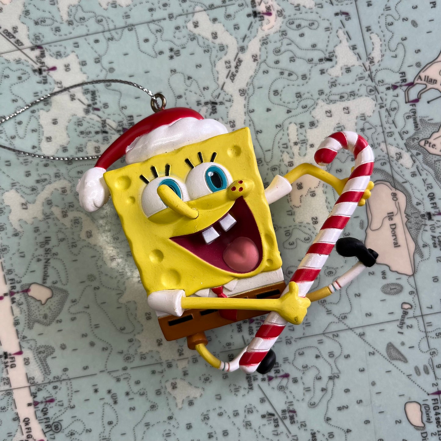2013 Spongebob Squarepants Candycane Christmas Ornament