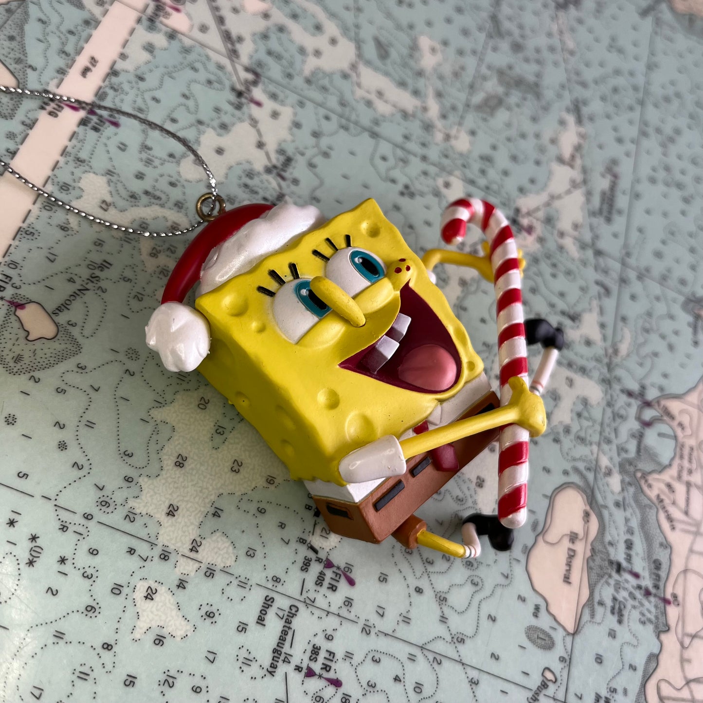 2013 Spongebob Squarepants Candycane Christmas Ornament