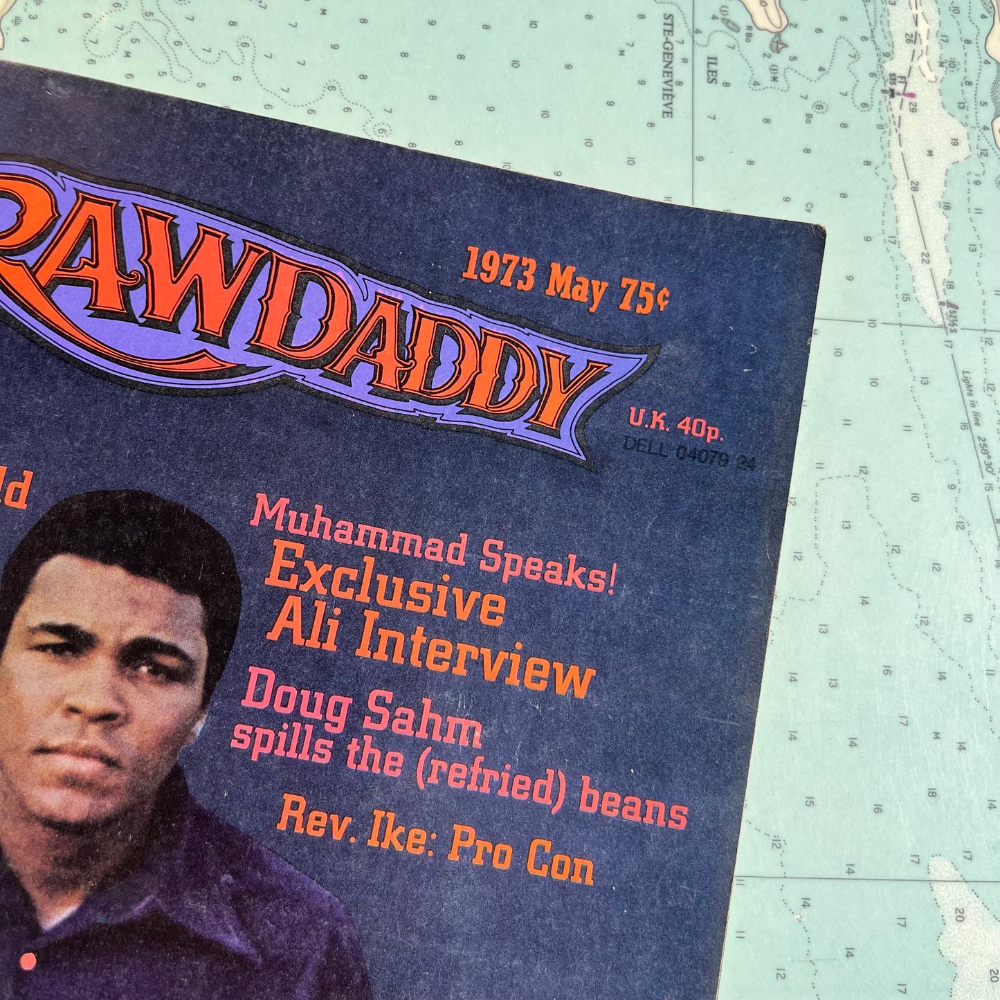 Vintage May 1973 Crawdaddy Magazine Muhammad Ali Cover