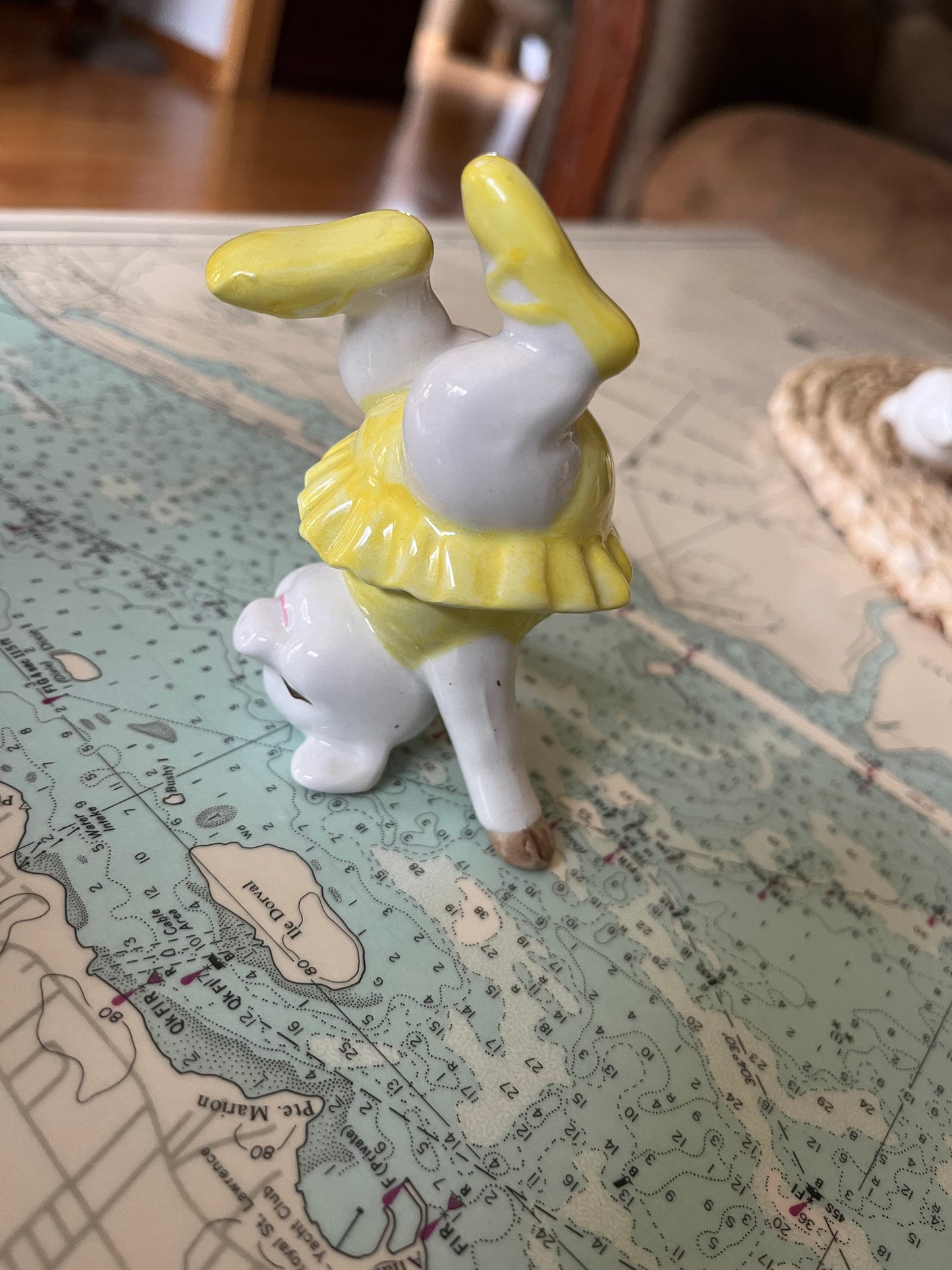 Vintage 70s Fitz & Floyd Tumbling Ballerina Pigs Set of Three