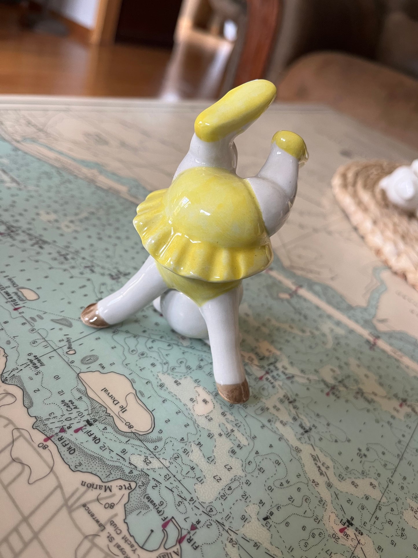 Vintage 70s Fitz & Floyd Tumbling Ballerina Pigs Set of Three