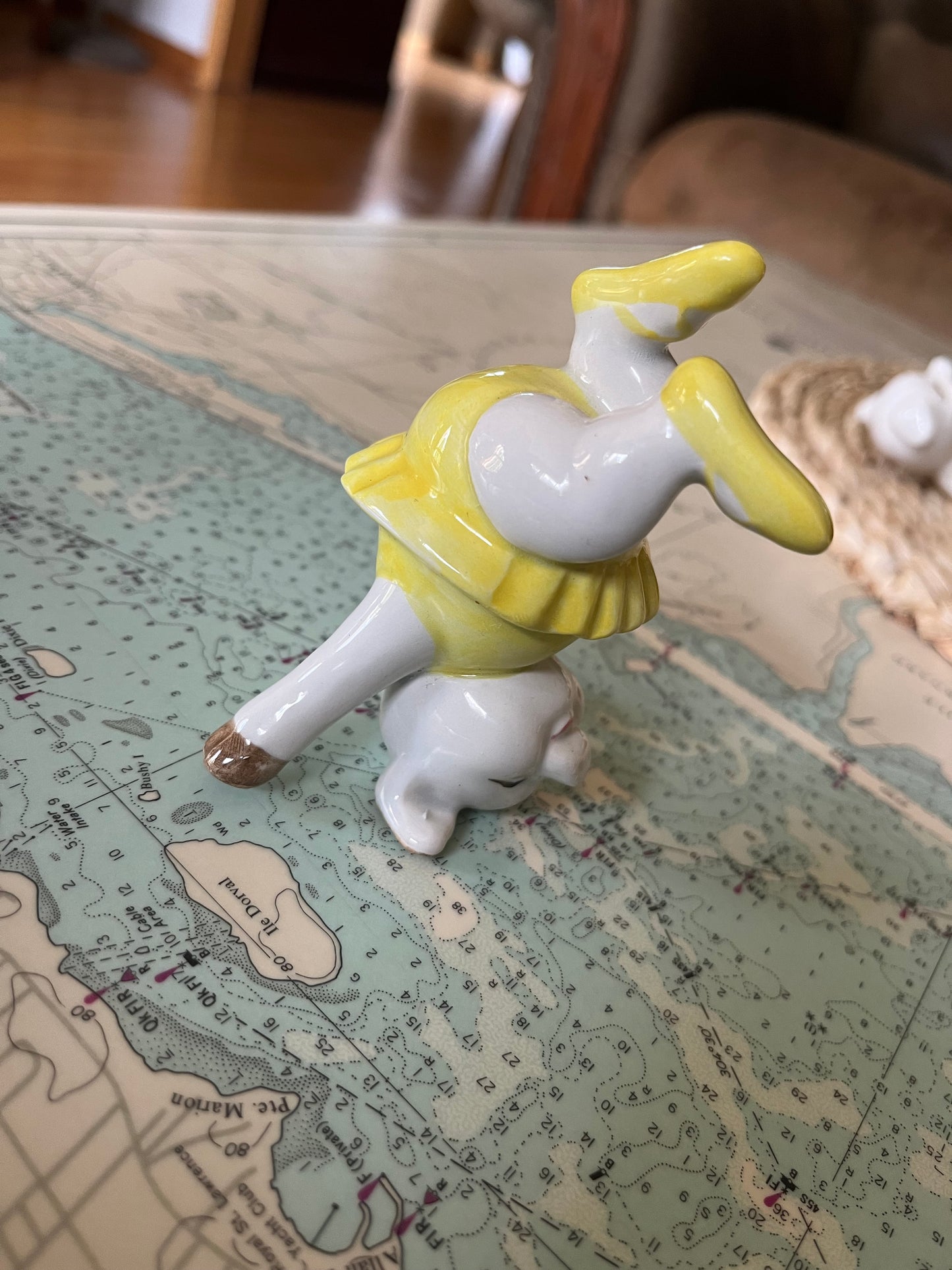Vintage 70s Fitz & Floyd Tumbling Ballerina Pigs Set of Three