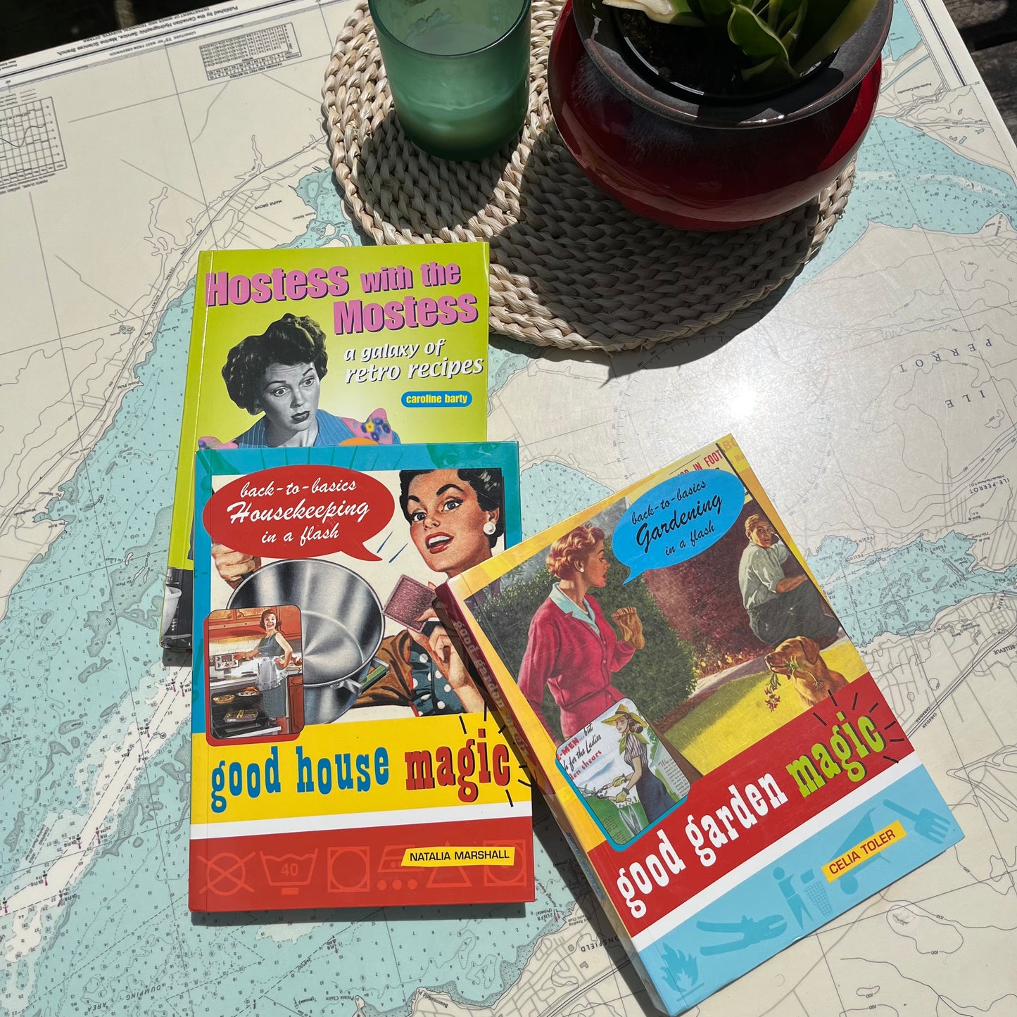 Retro House Keeping Book Set of Three