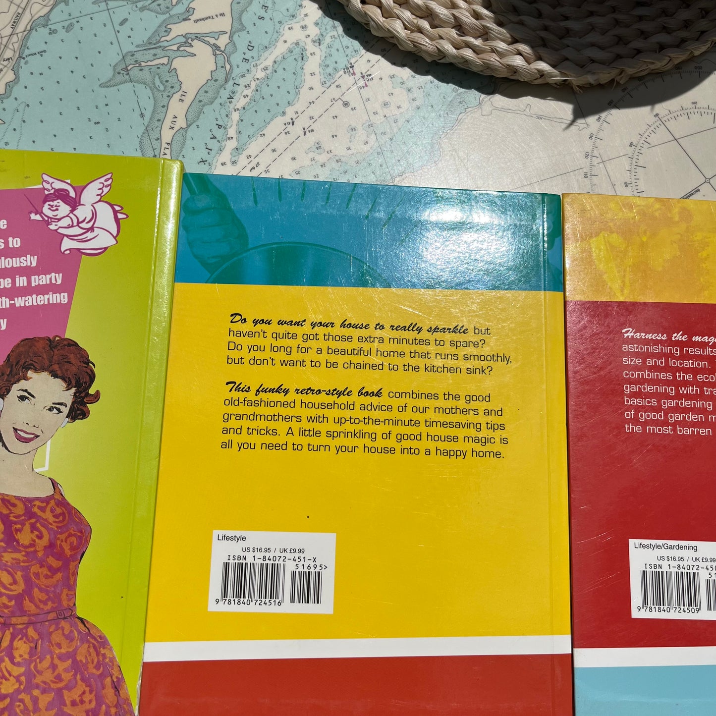 Retro House Keeping Book Set of Three