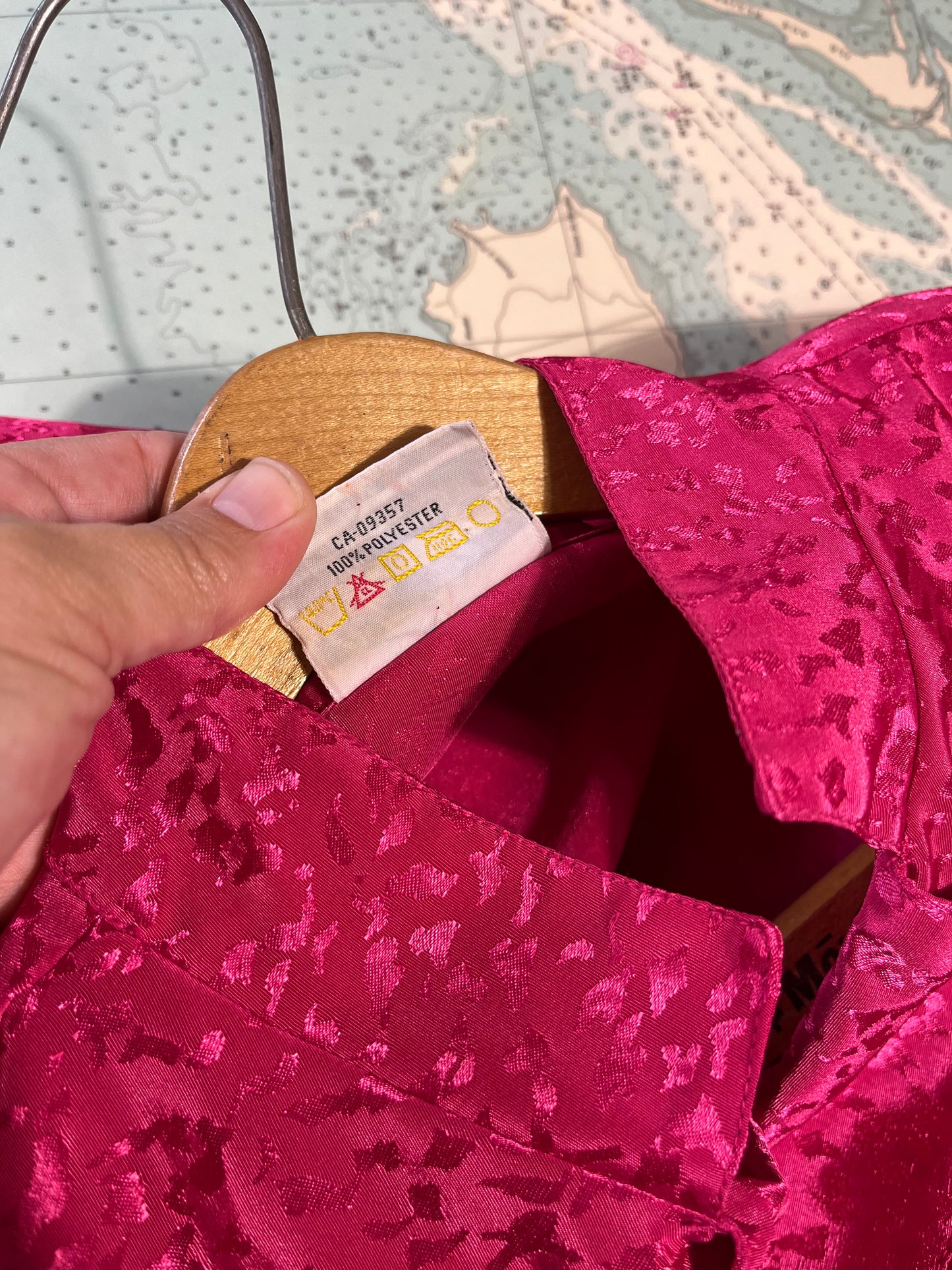 Vintage 80s Pink Cheetah Joni Blair Dress