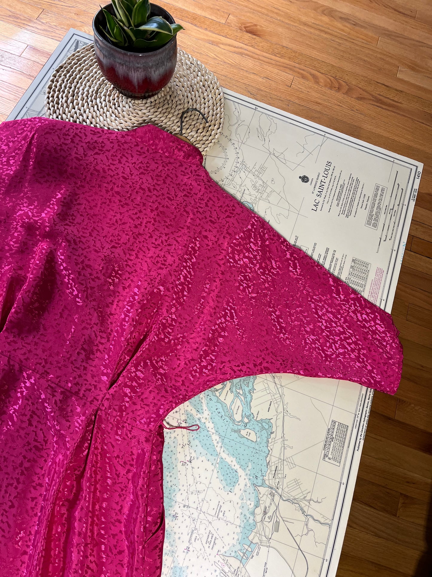 Vintage 80s Pink Cheetah Joni Blair Dress