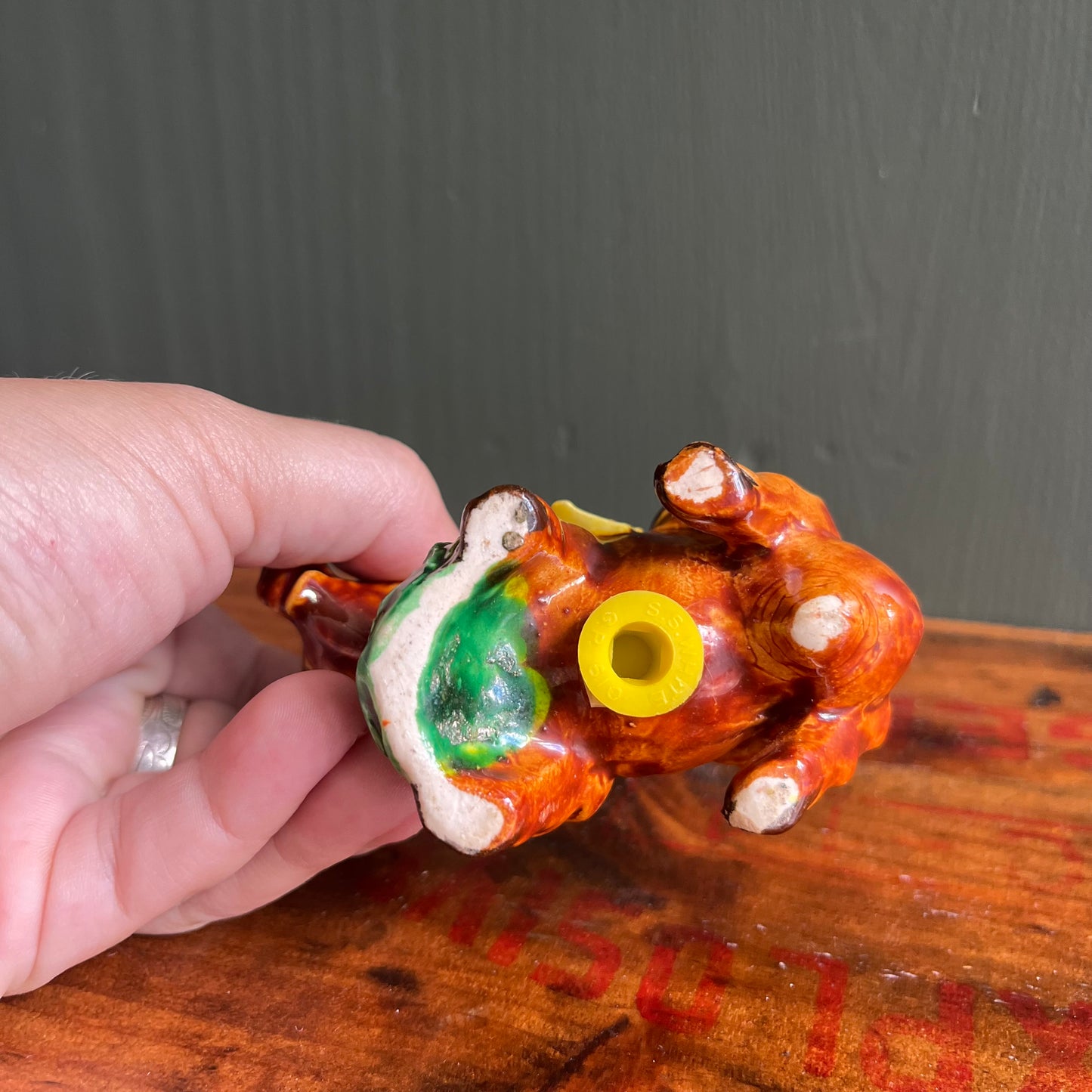 Vintage Kitschy Ceramic Cow Shaker