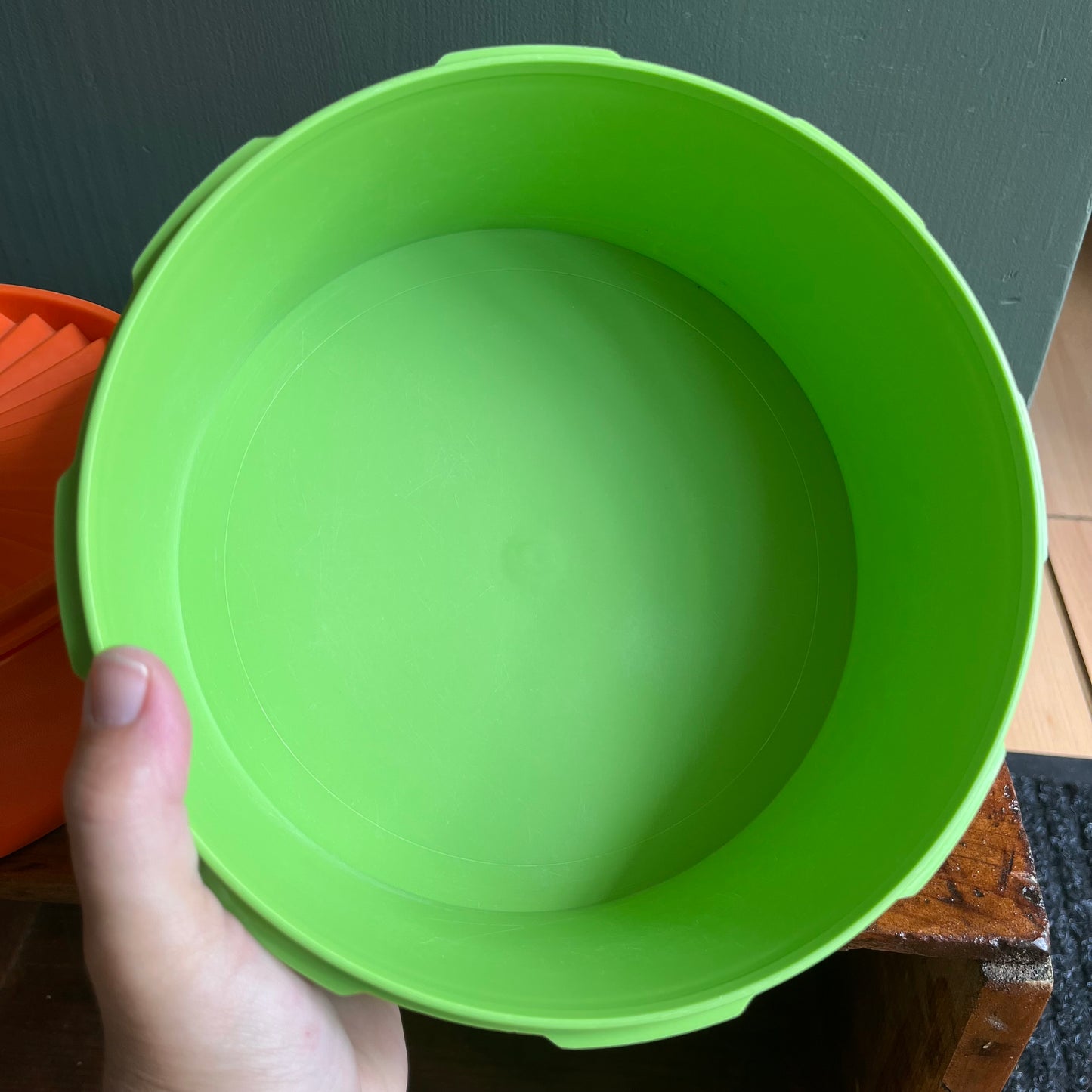 Vintage 70s Stacking Tupperware Canisters