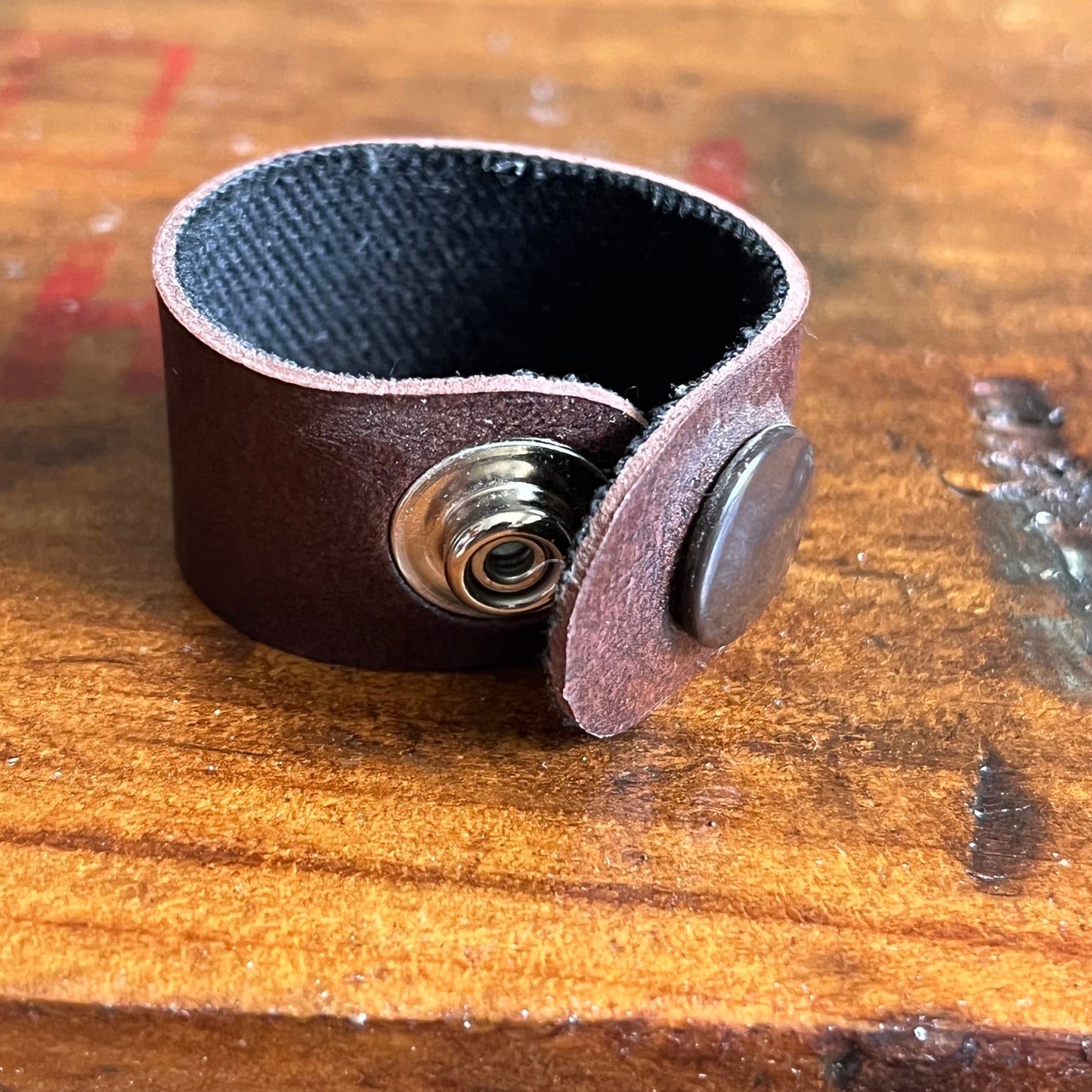 Vintage Boy Scouts Leather Wolf Scarf Holder