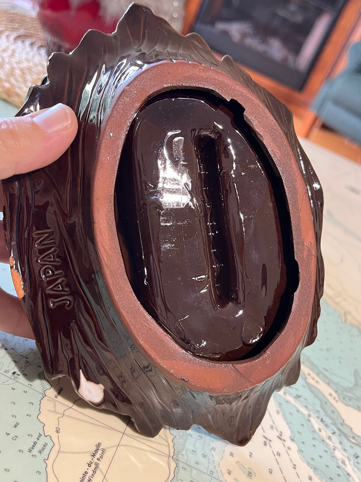 Vintage 70s Florida Alligator Ceramic Ashtray
