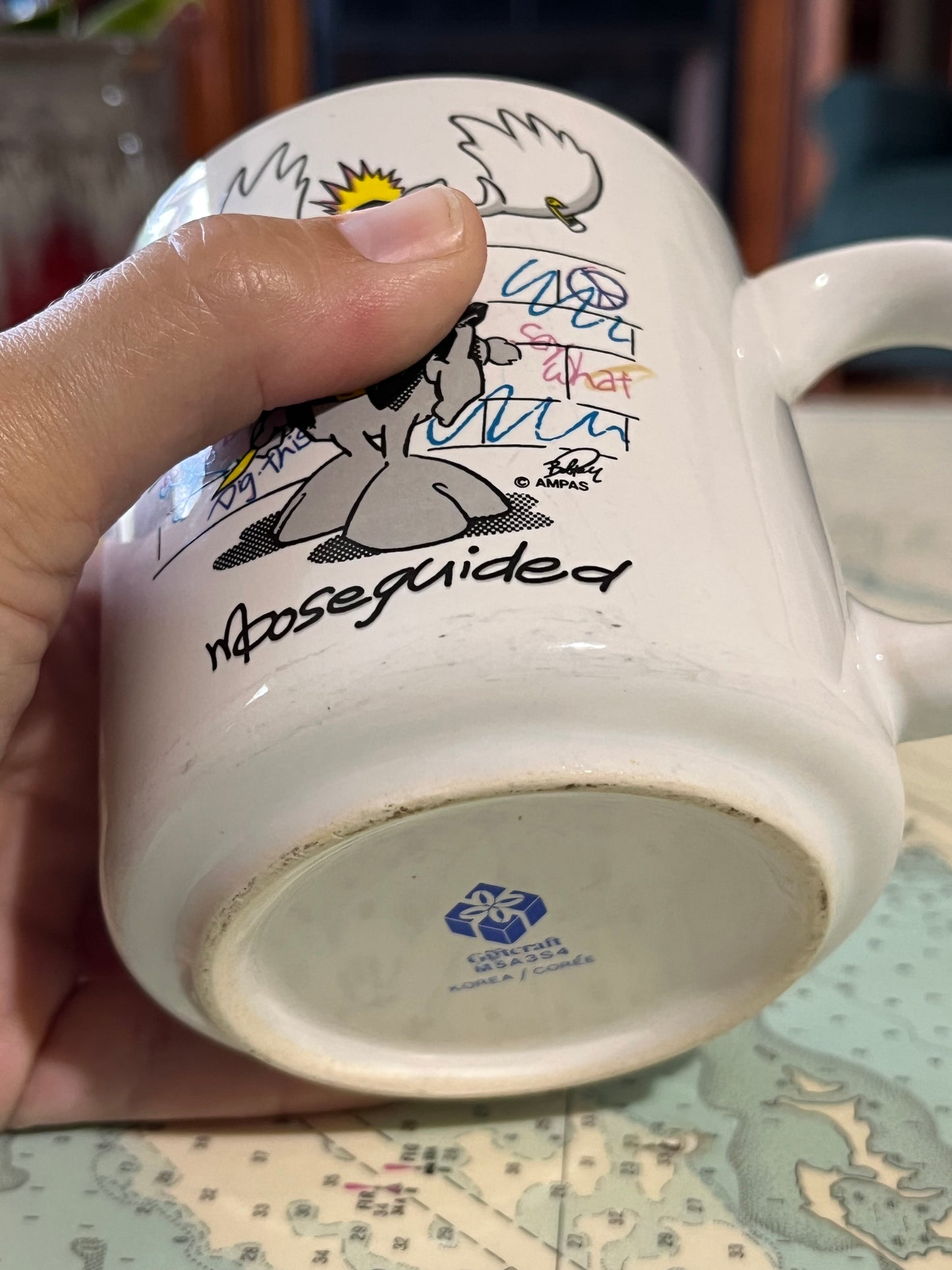 Vintage 90s MooseGuided Graphic Mug