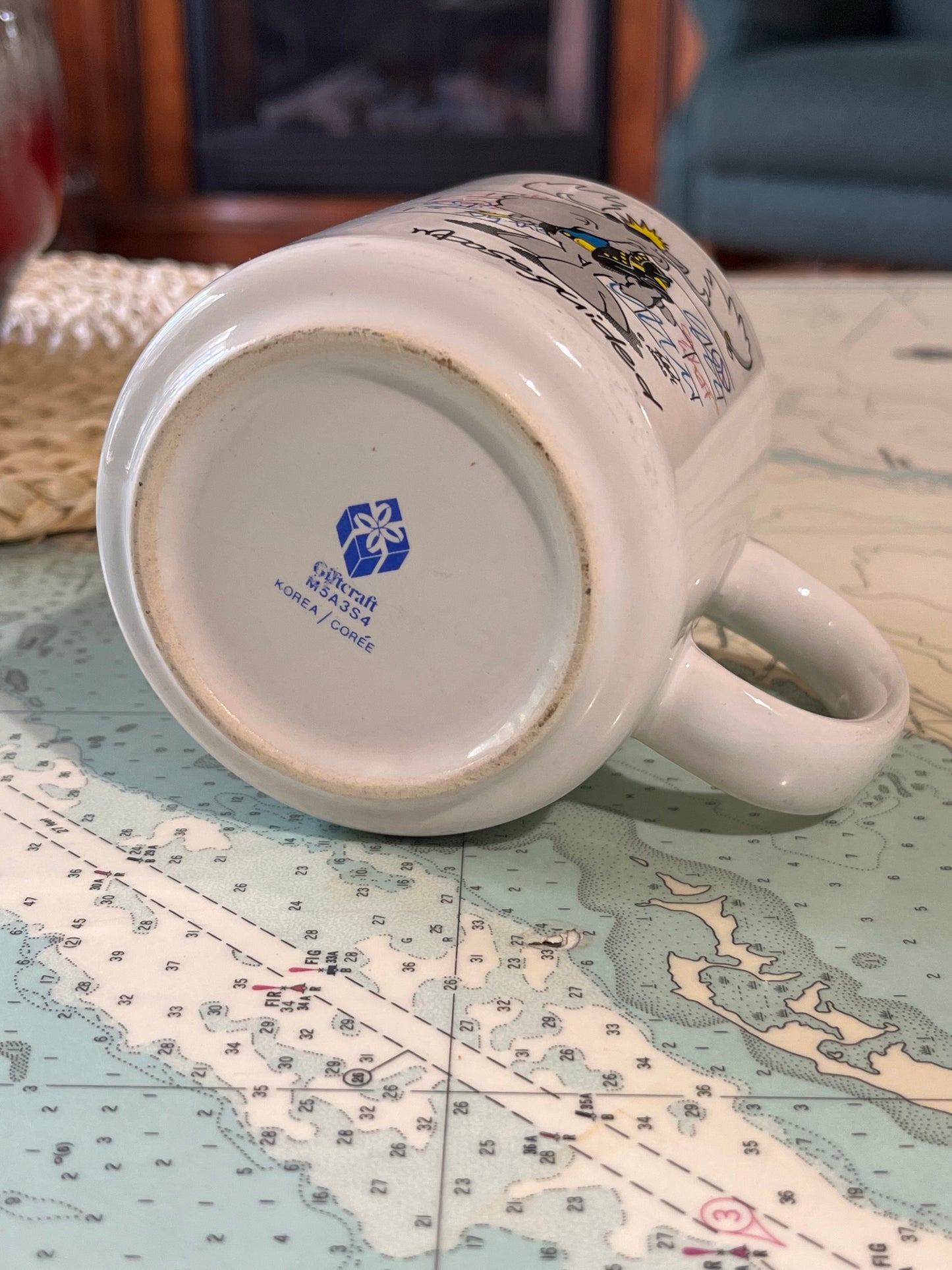 Vintage 90s MooseGuided Graphic Mug