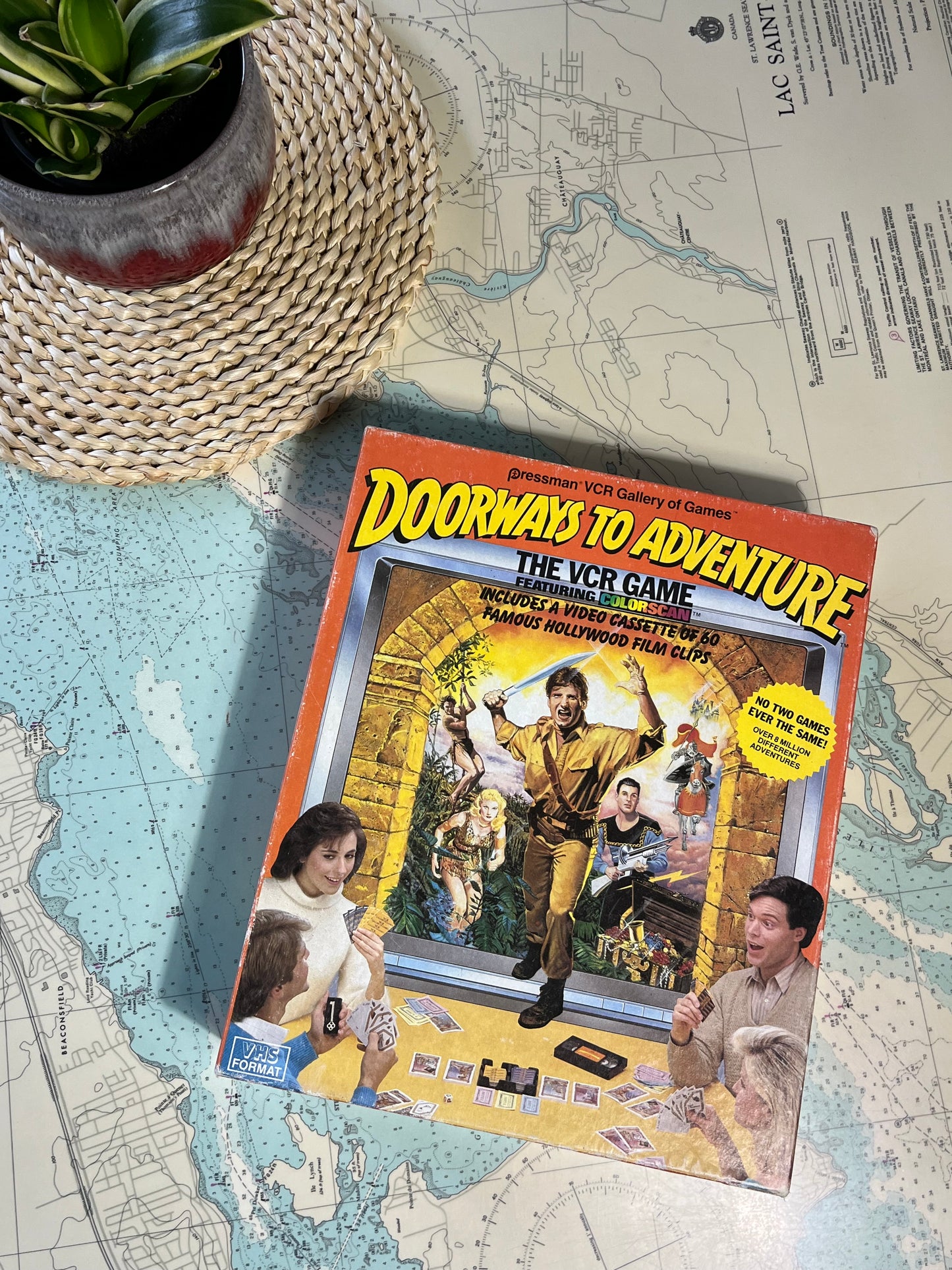 Vintage 1986 Doorways to Adventure VCR Game
