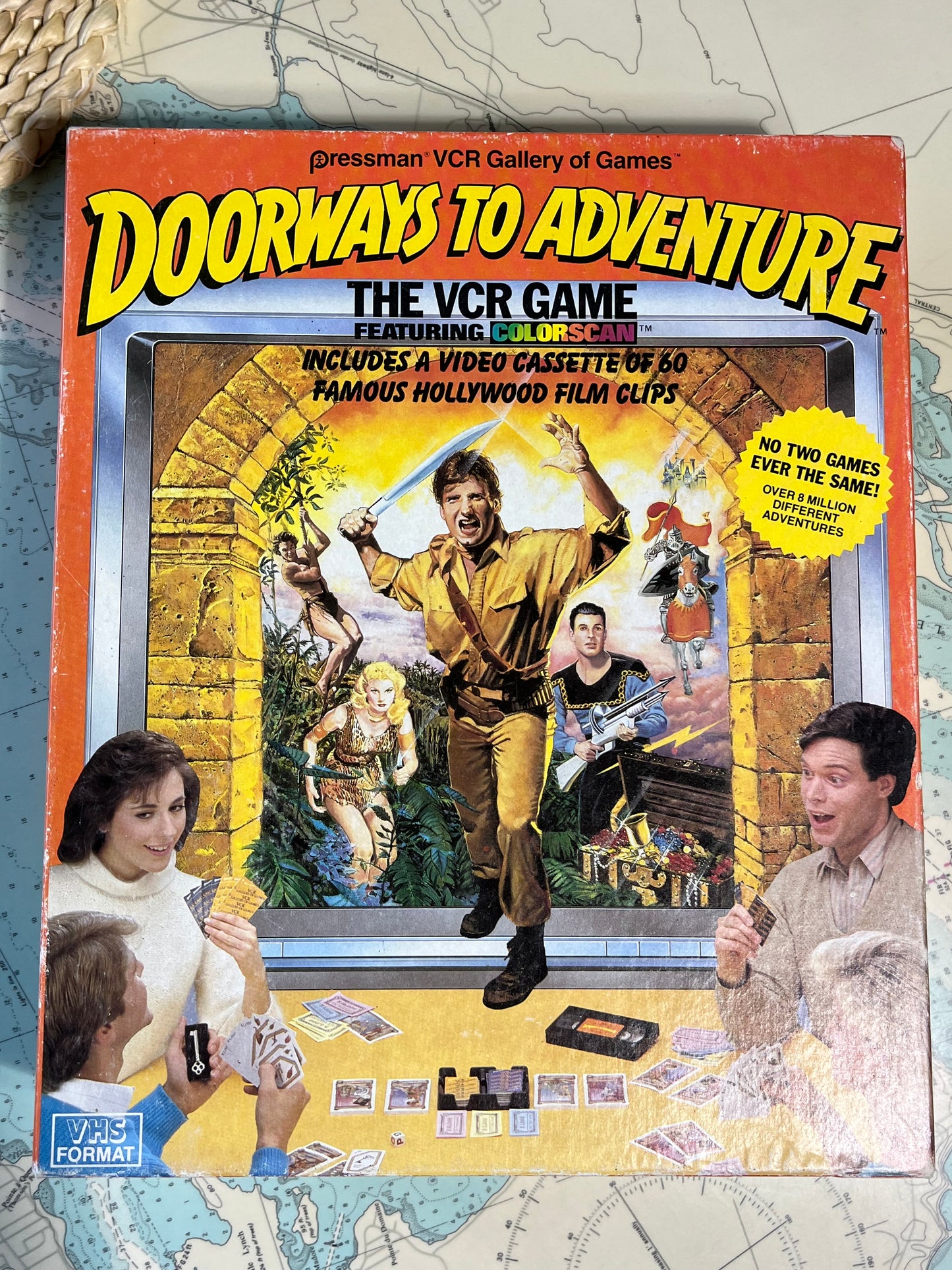 Vintage 1986 Doorways to Adventure VCR Game