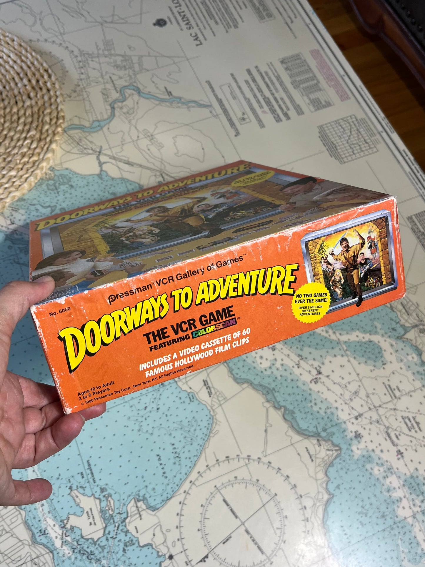 Vintage 1986 Doorways to Adventure VCR Game
