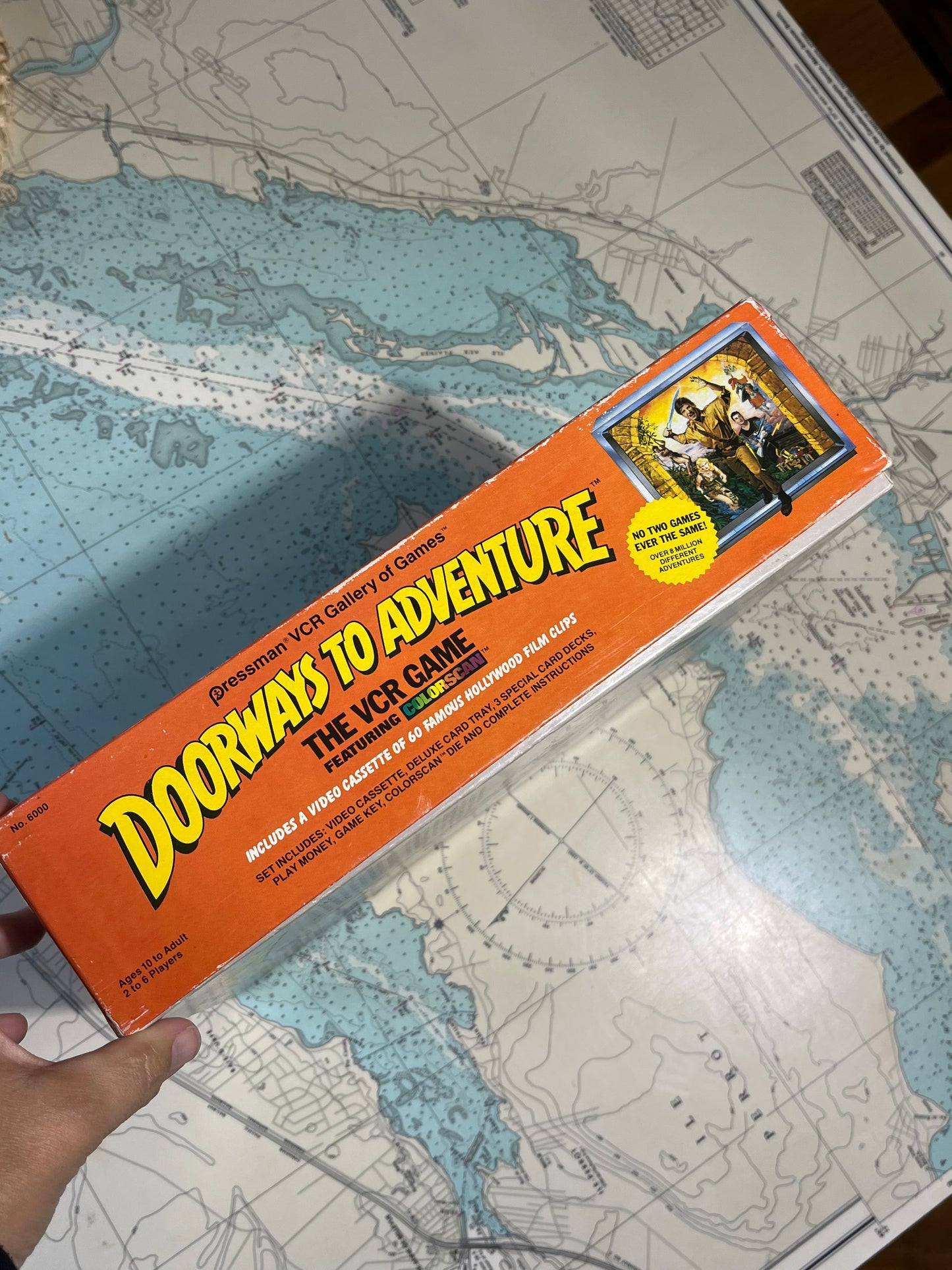 Vintage 1986 Doorways to Adventure VCR Game