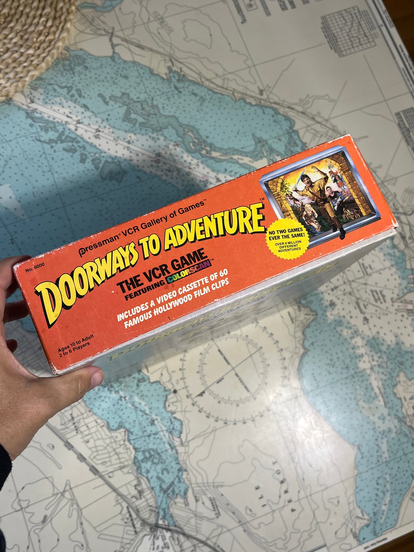 Vintage 1986 Doorways to Adventure VCR Game