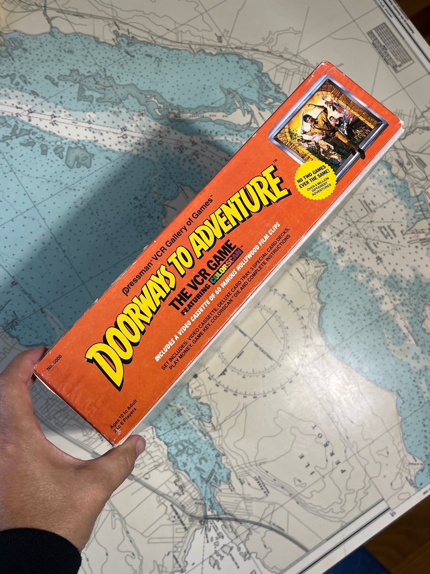 Vintage 1986 Doorways to Adventure VCR Game