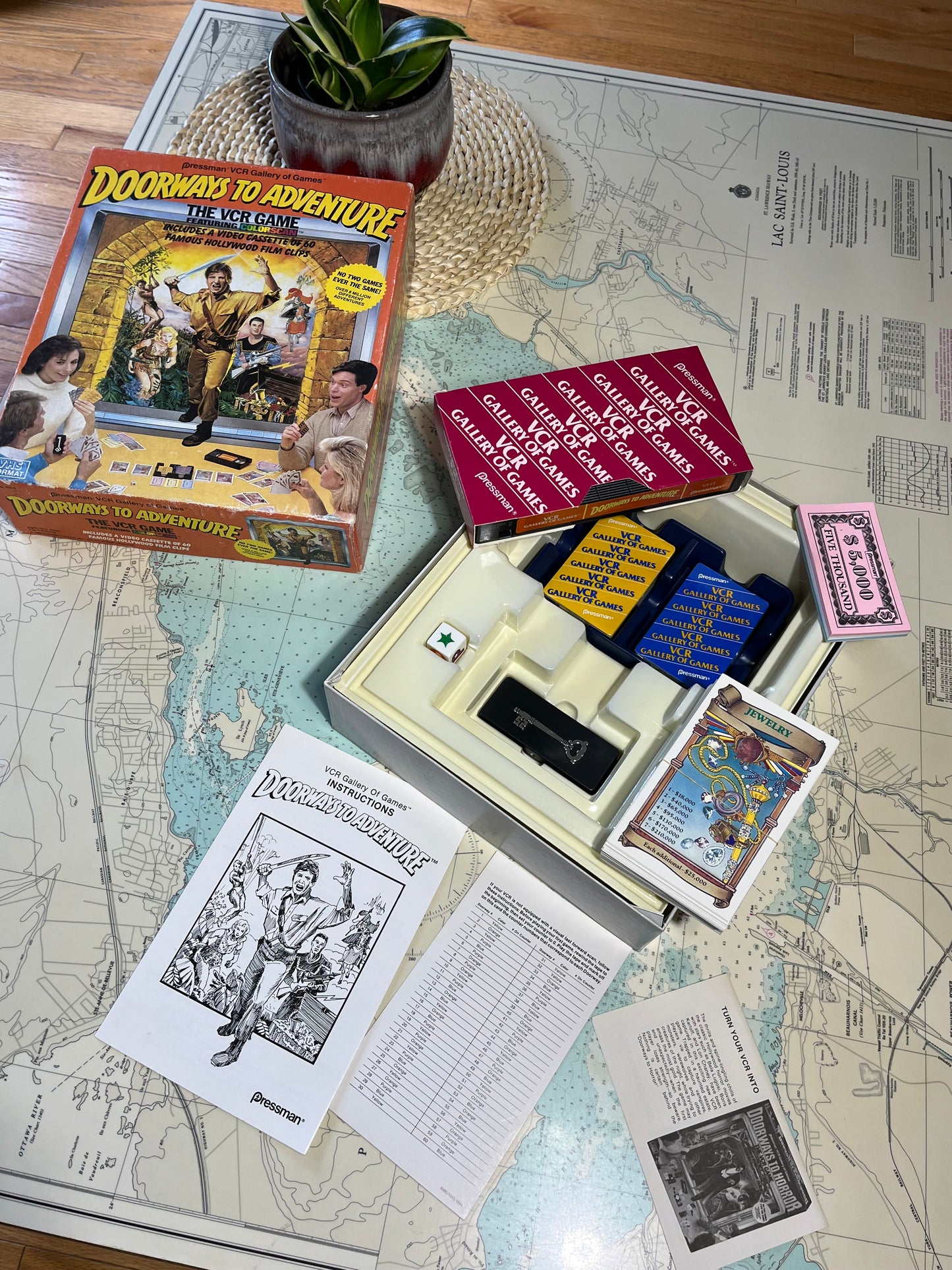 Vintage 1986 Doorways to Adventure VCR Game